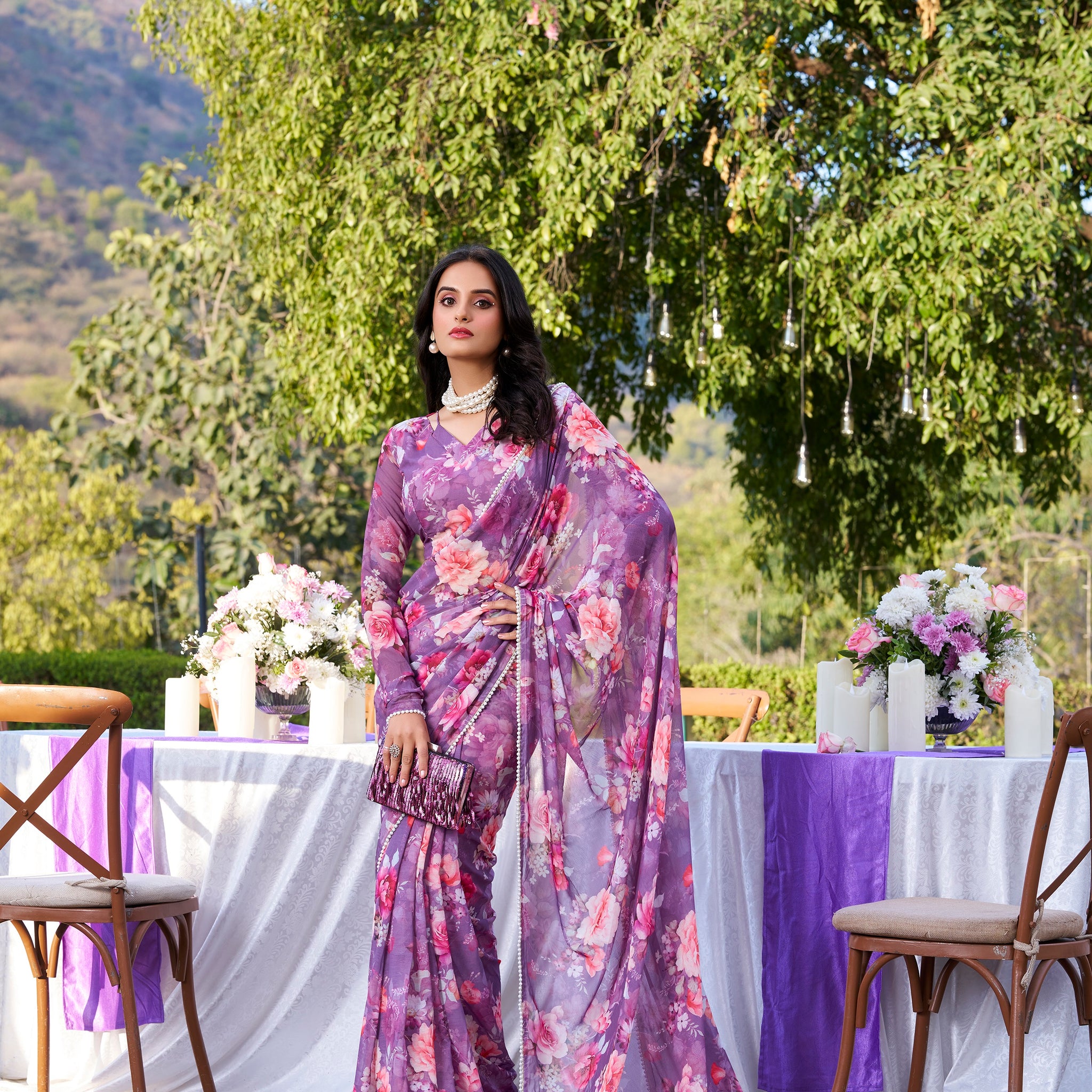 Chiffon Saree