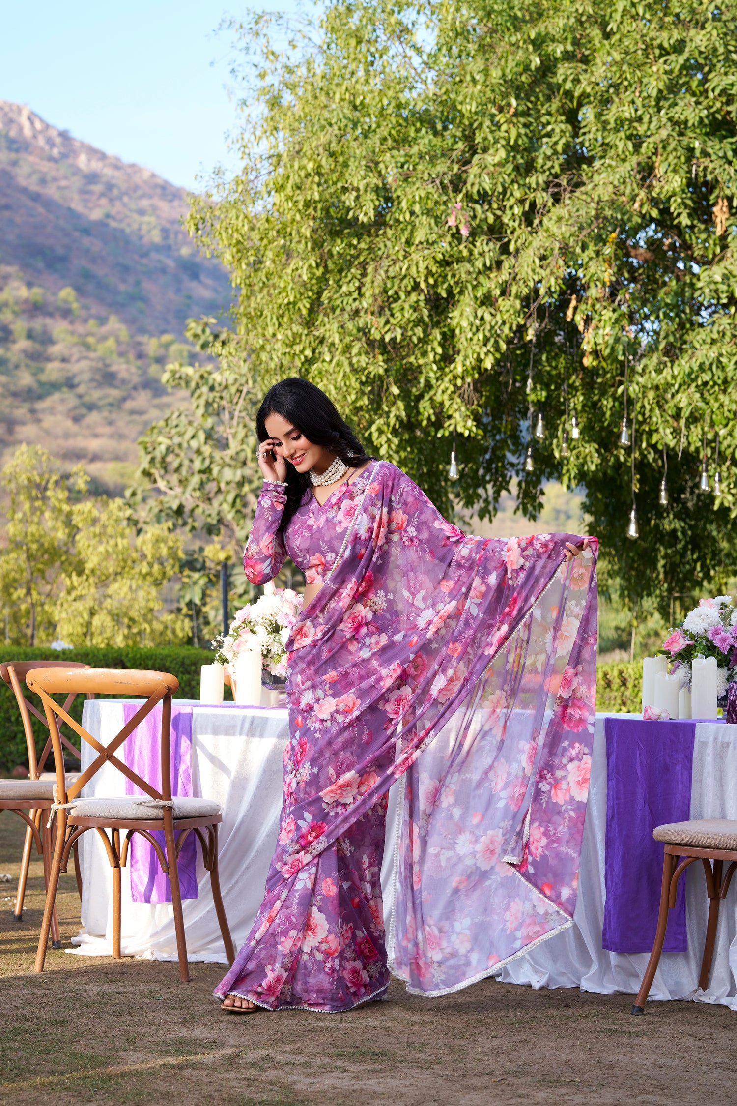 Chiffon Saree