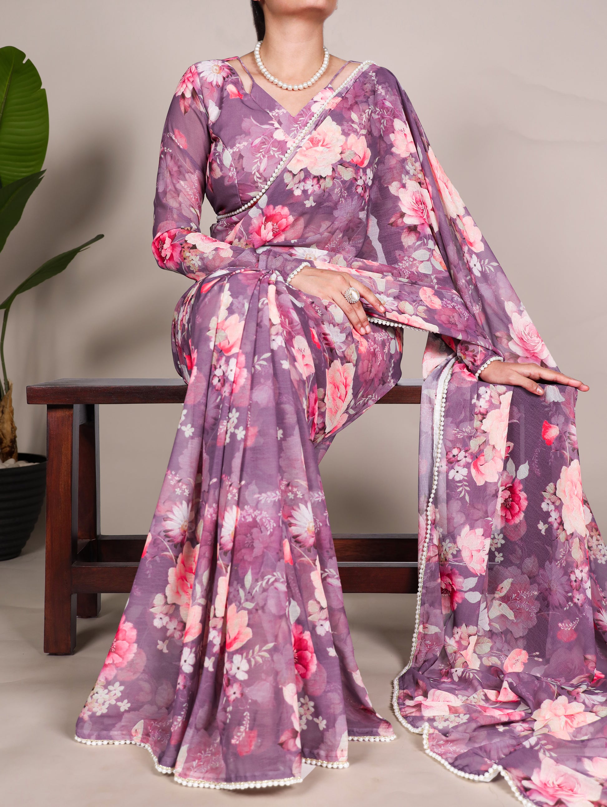 Chiffon Saree