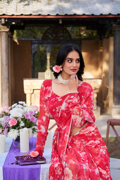 Chiffon Saree