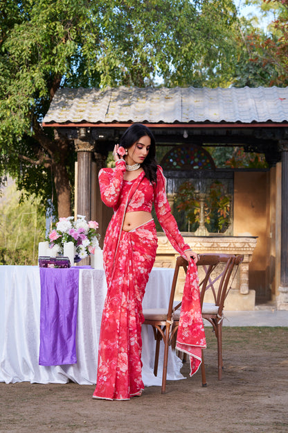 Chiffon Saree
