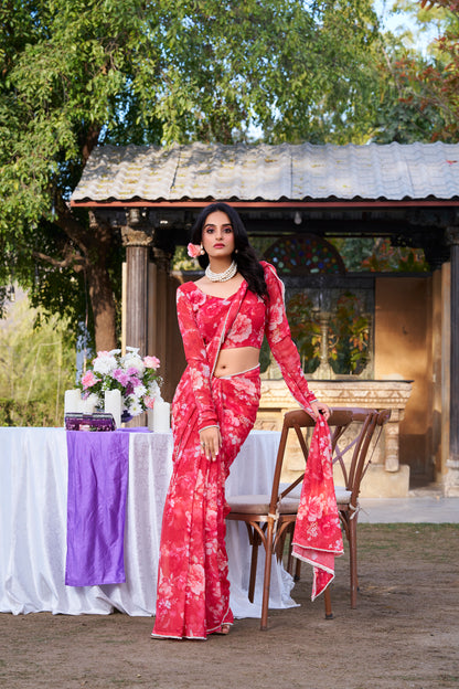 Chiffon Saree