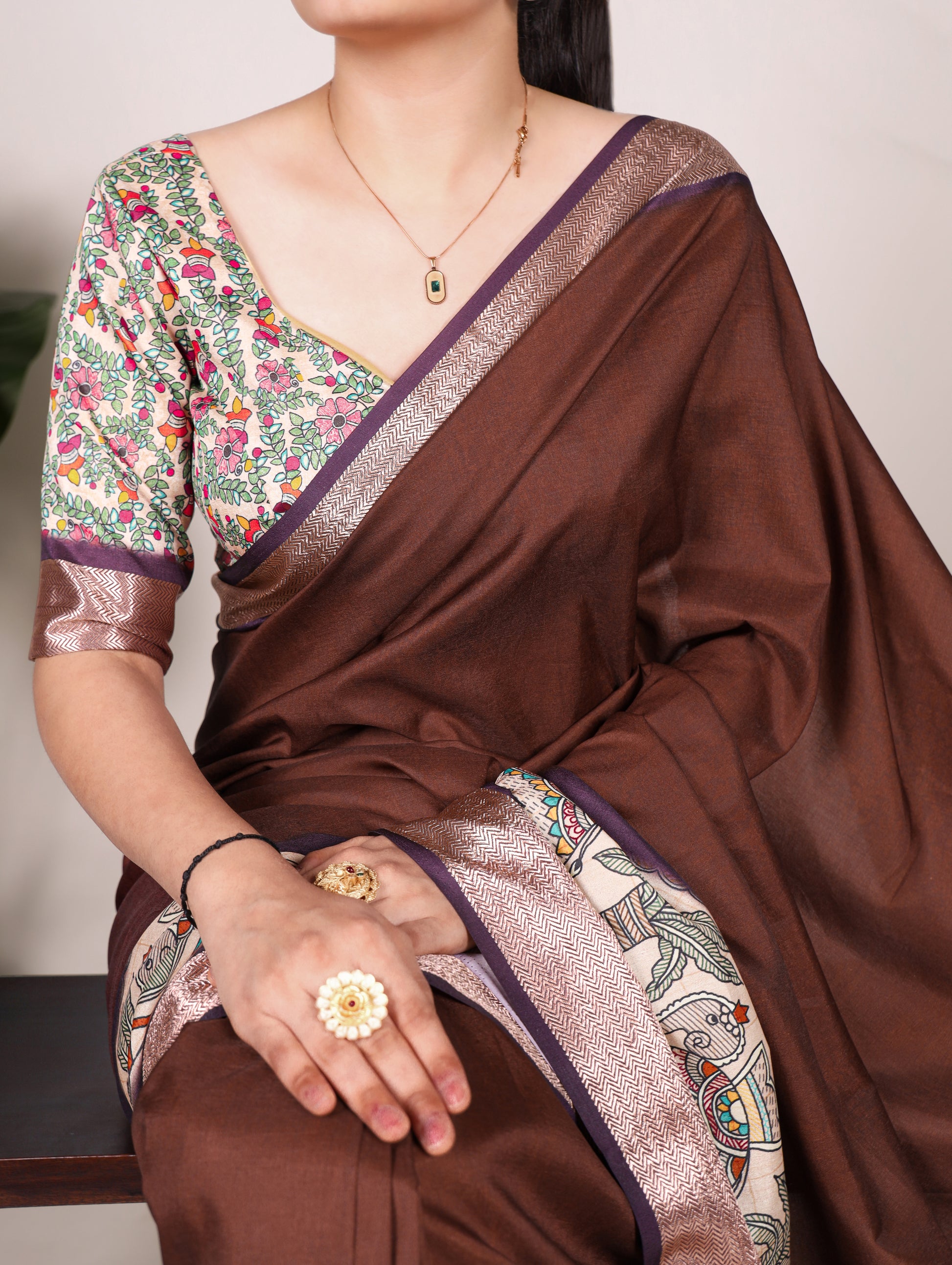 Tussar Saree