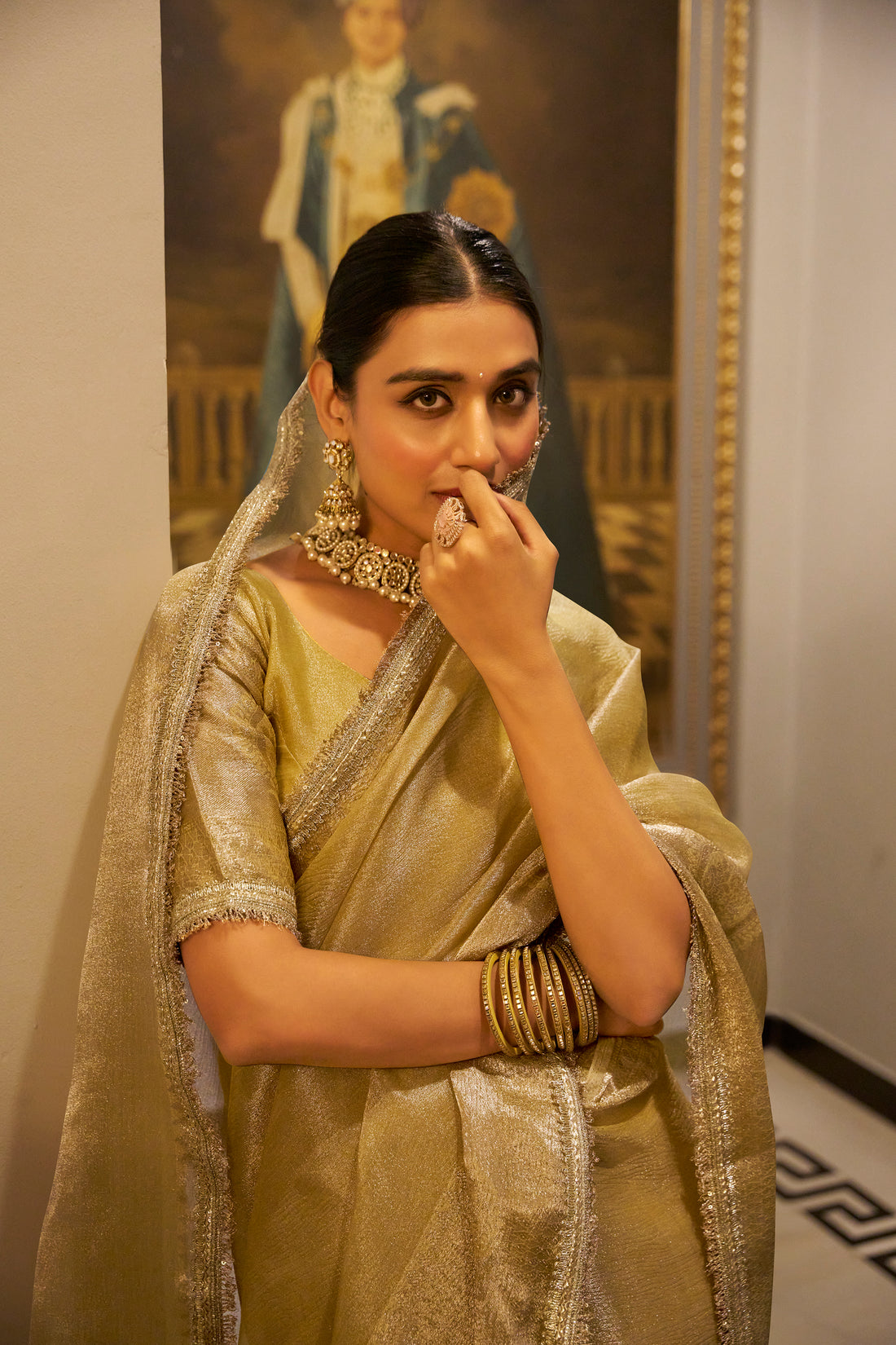 Tissue Saree