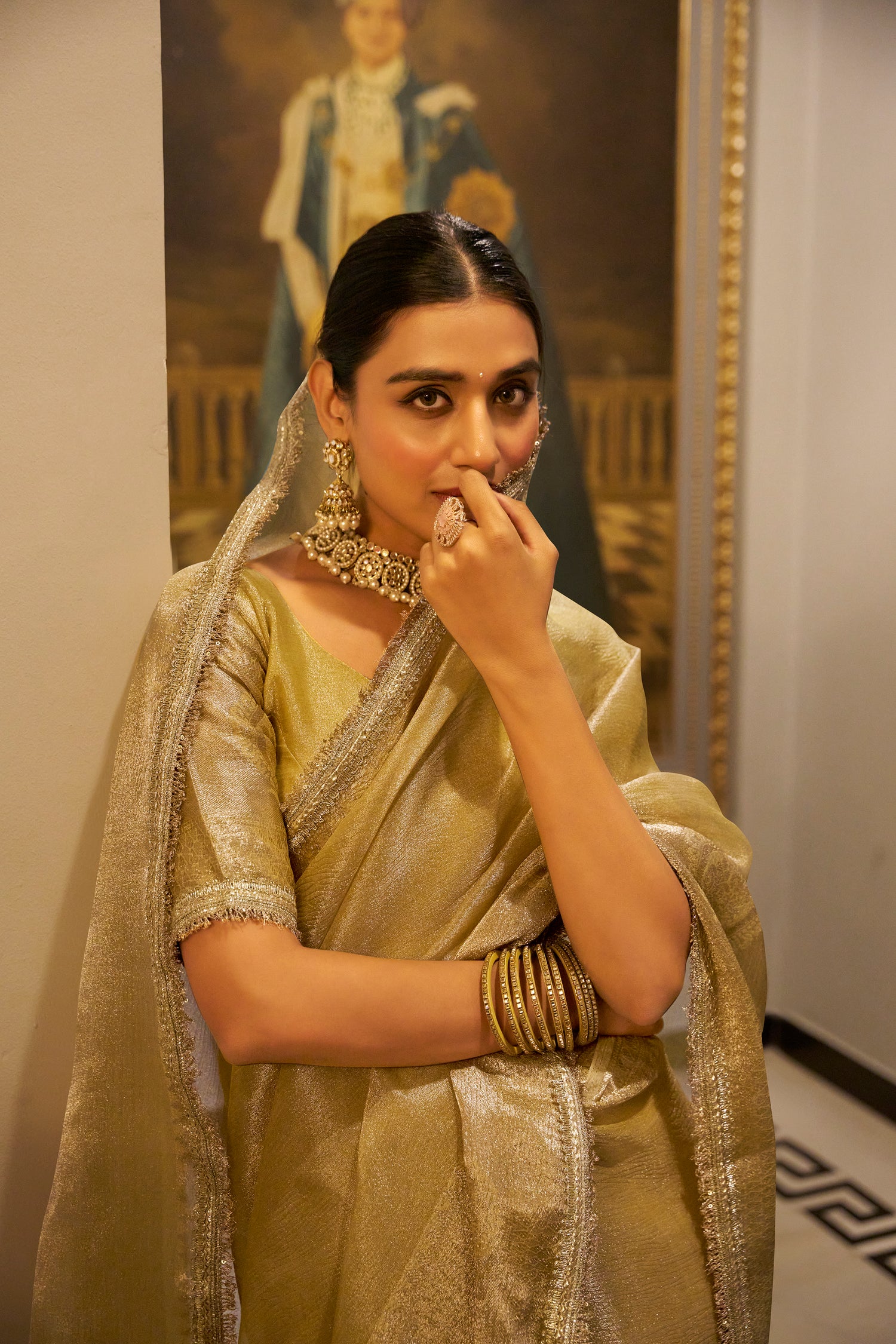 Tissue Saree