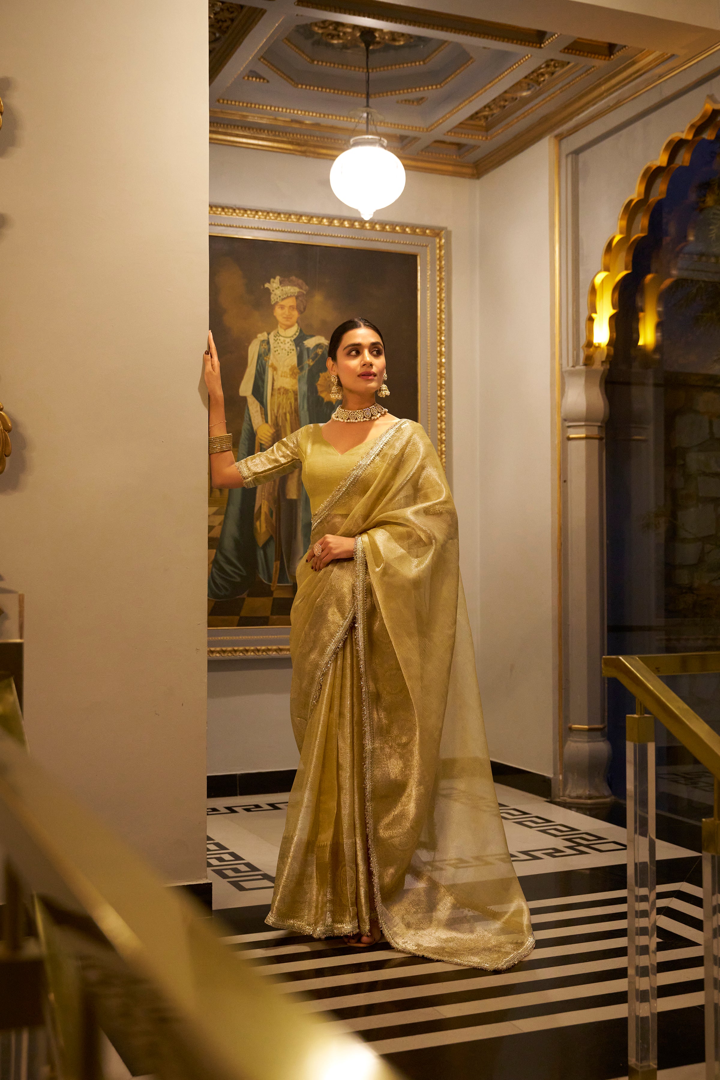 Tissue Saree