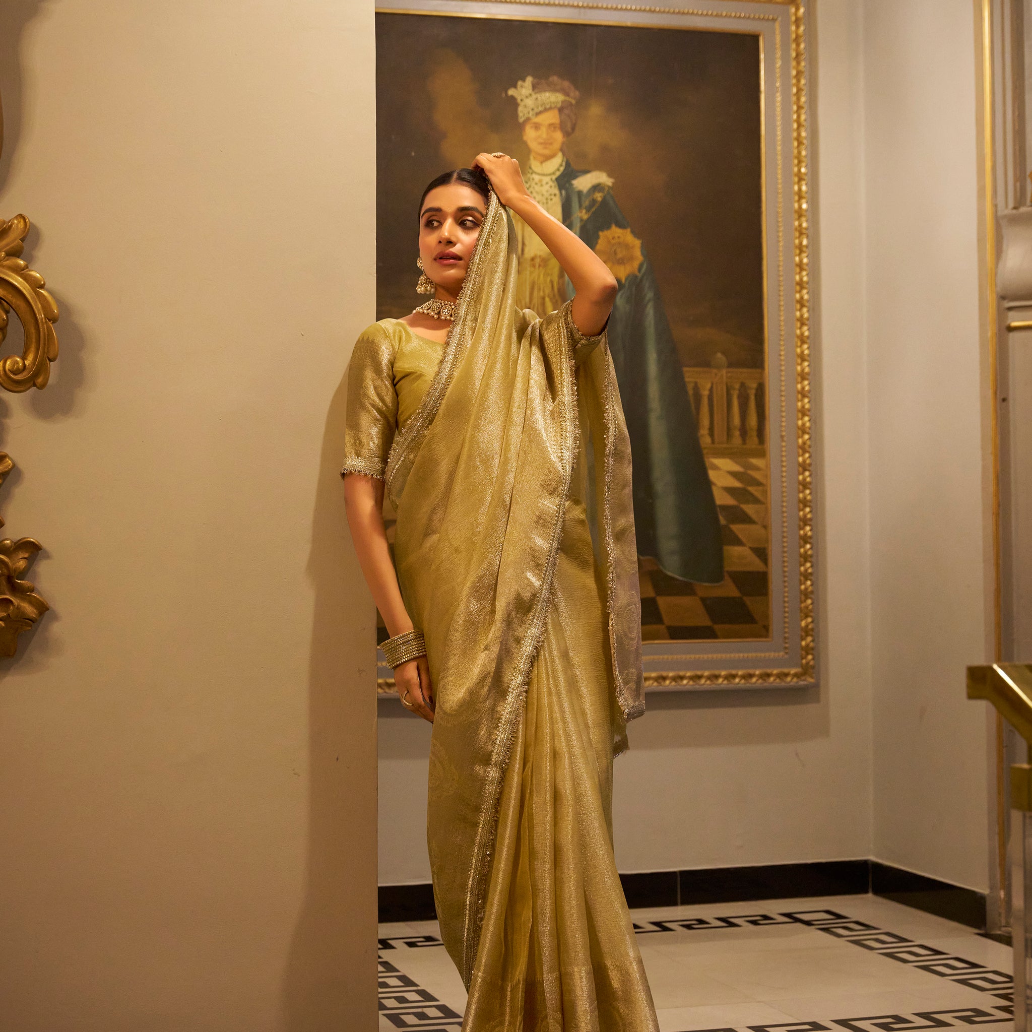 Tissue Saree