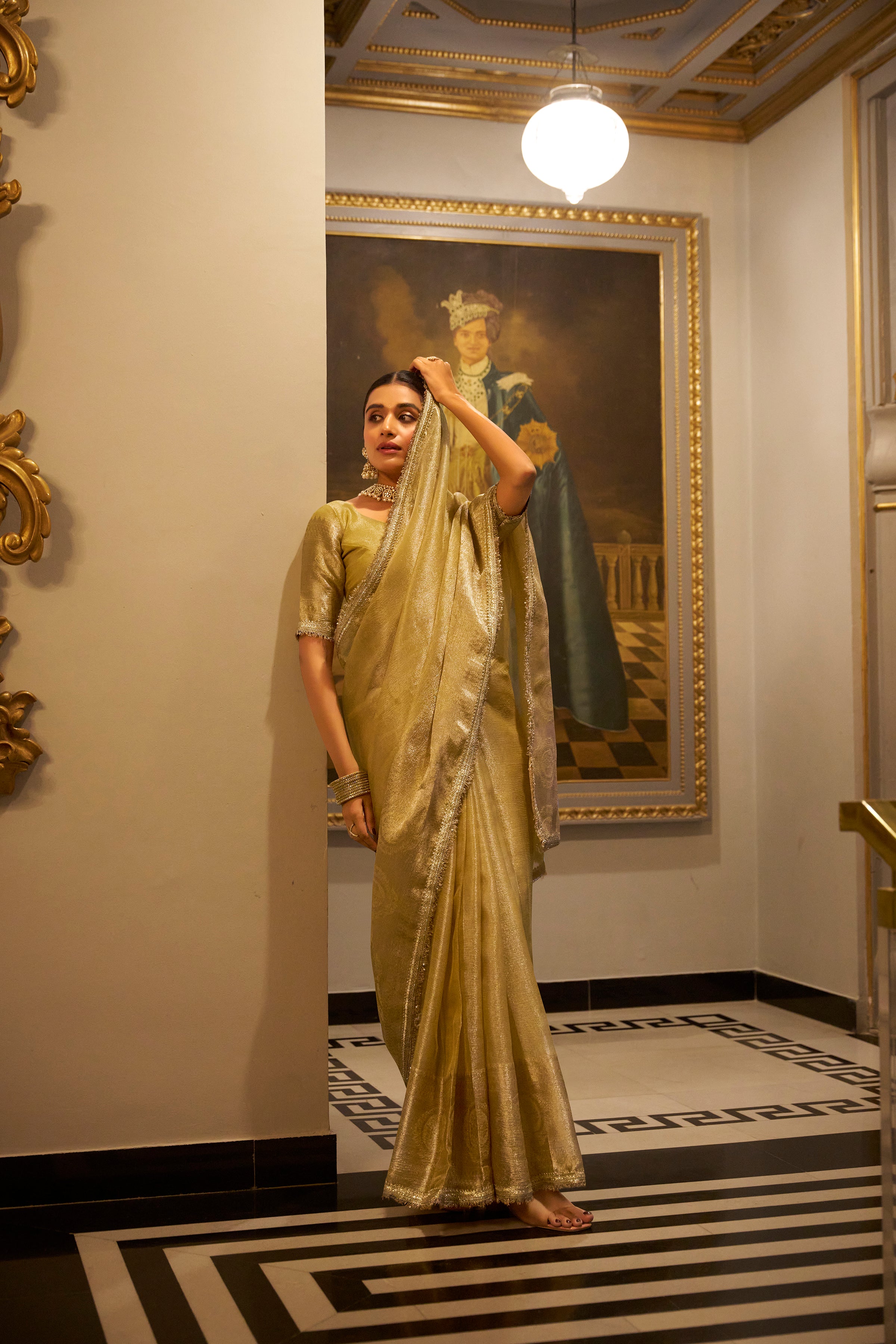 Tissue Saree