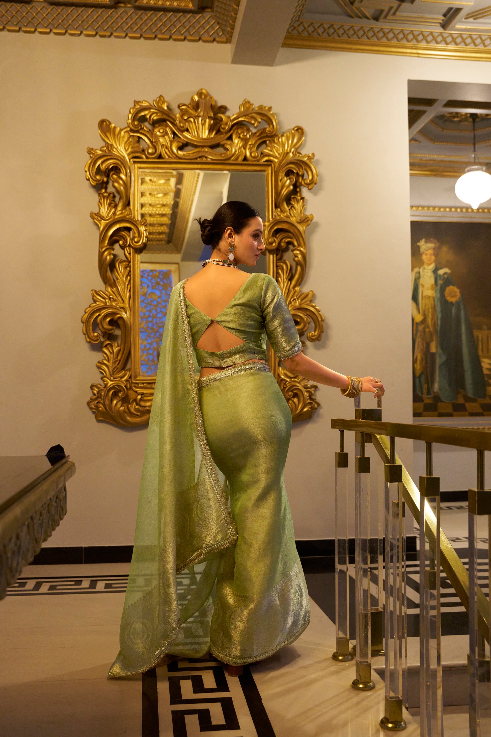 Tissue Saree