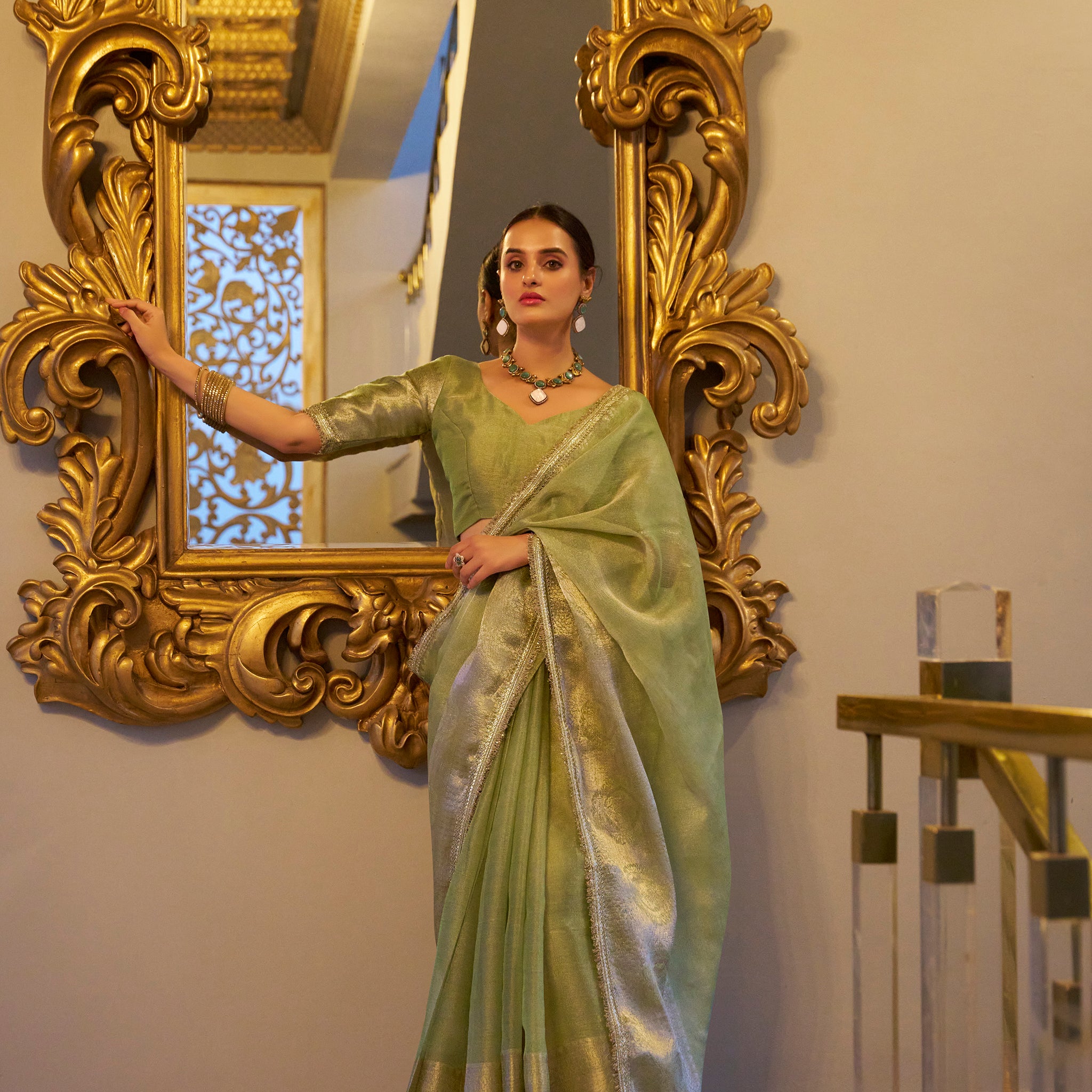Tissue Saree