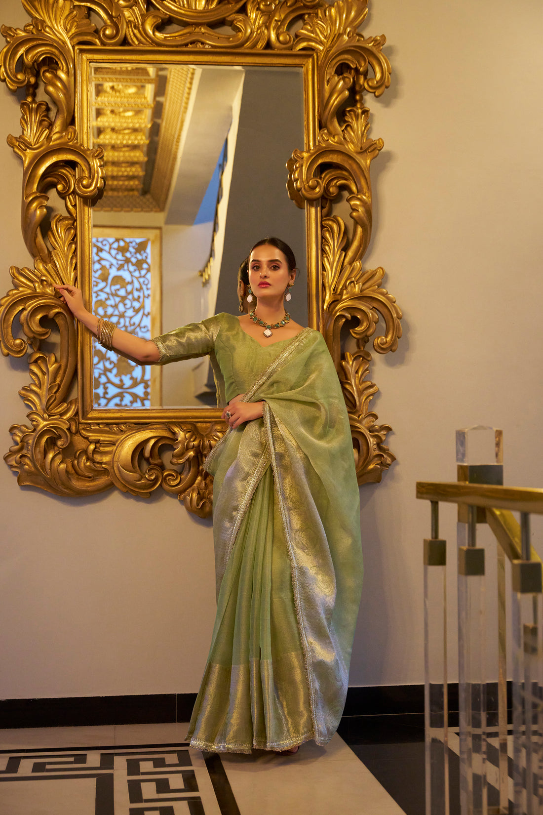 Tissue Saree