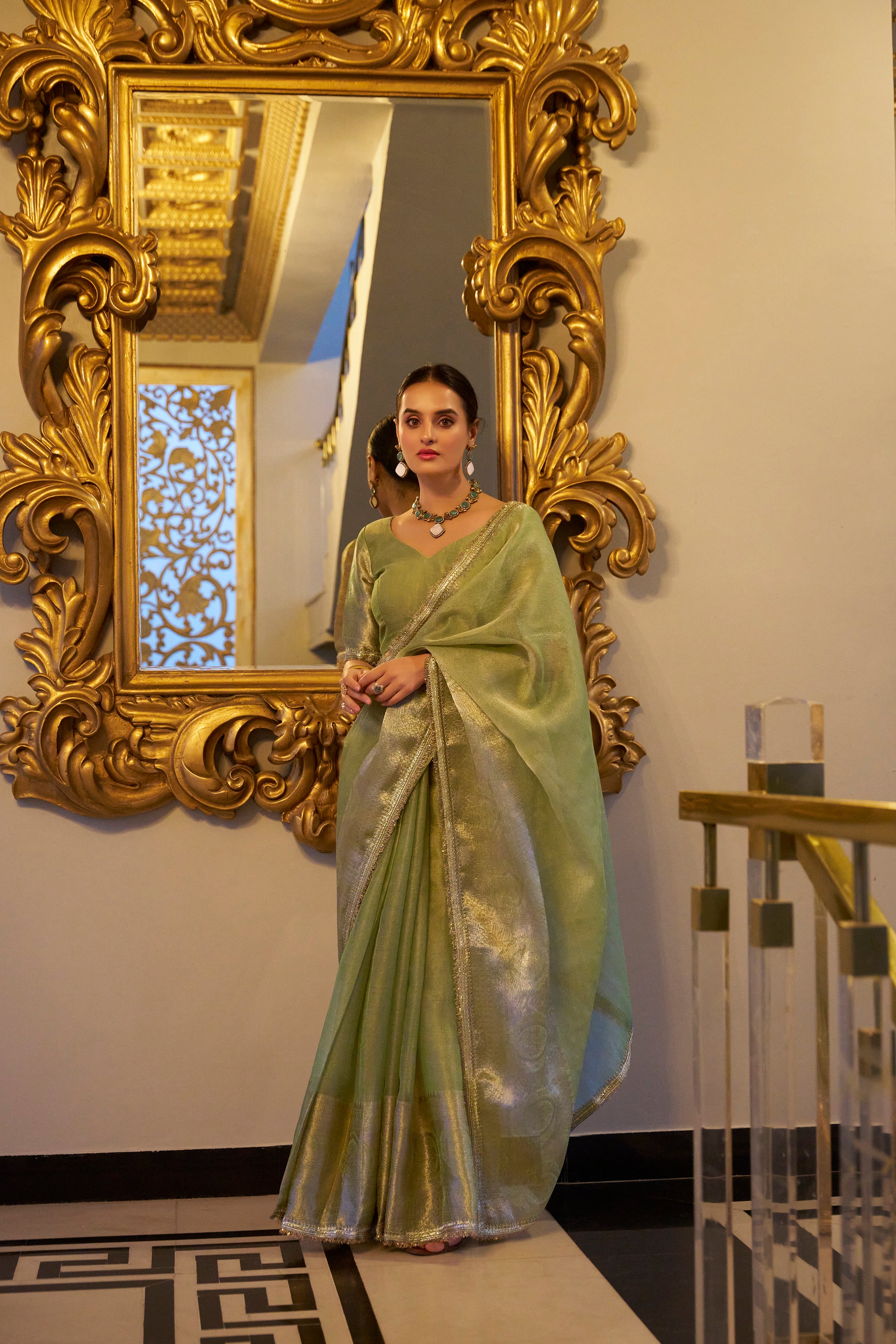 Tissue Saree