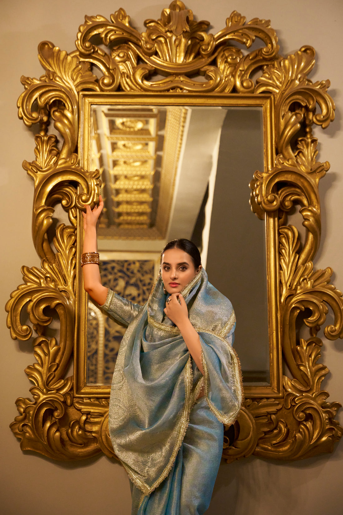 Tissue Saree