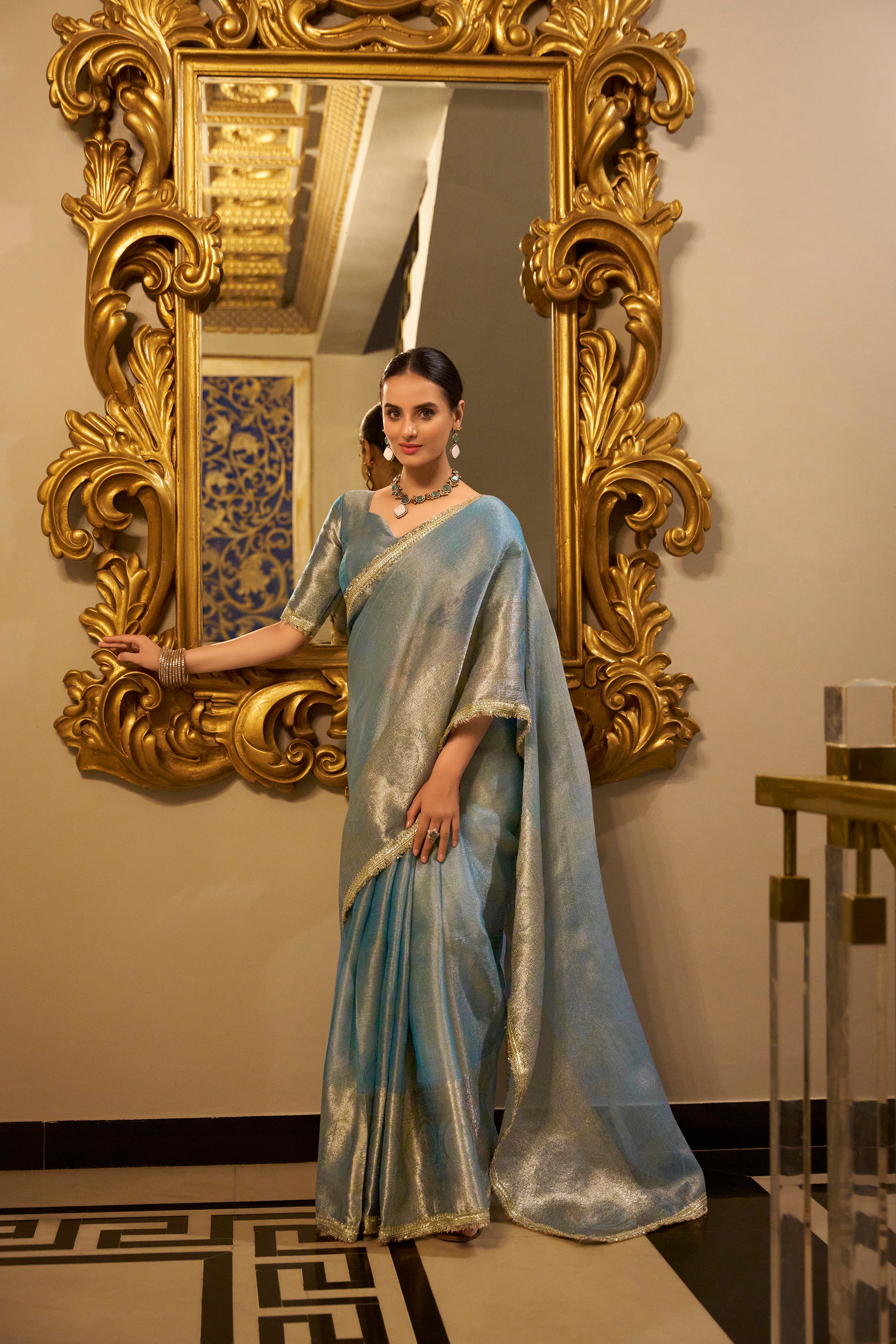 Tissue Saree