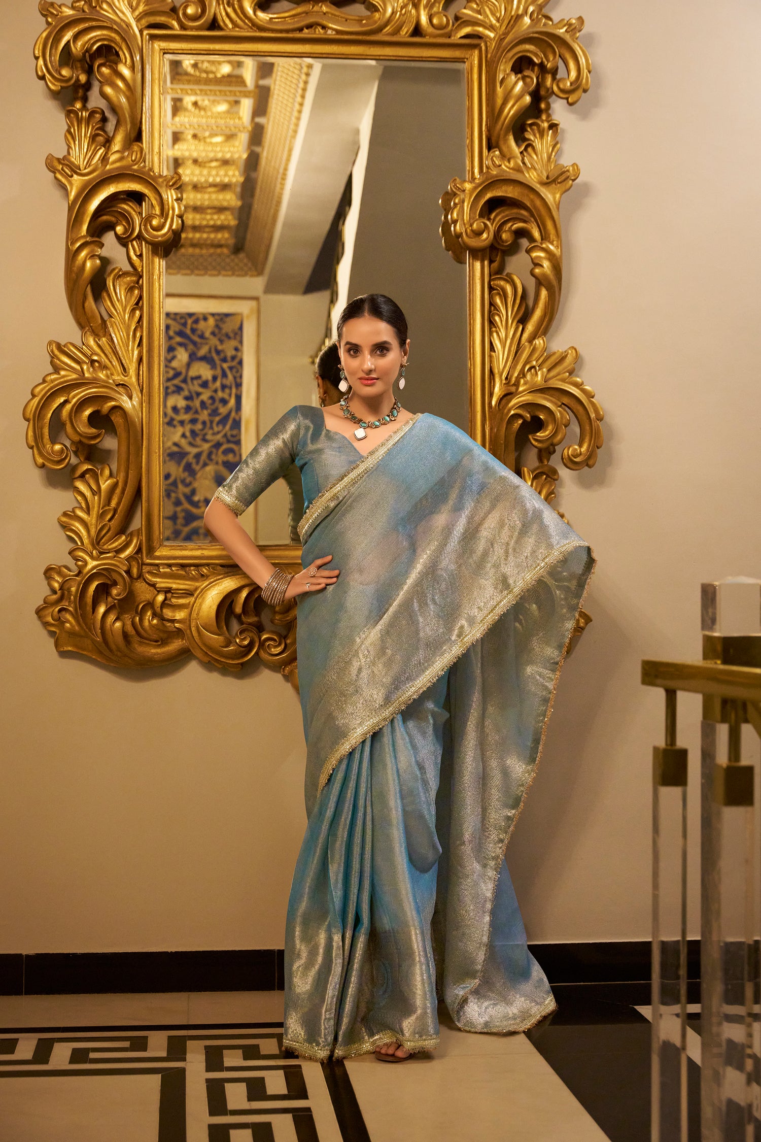 Tissue Saree