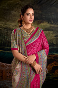 Madhubani Bandhej Print Saree
