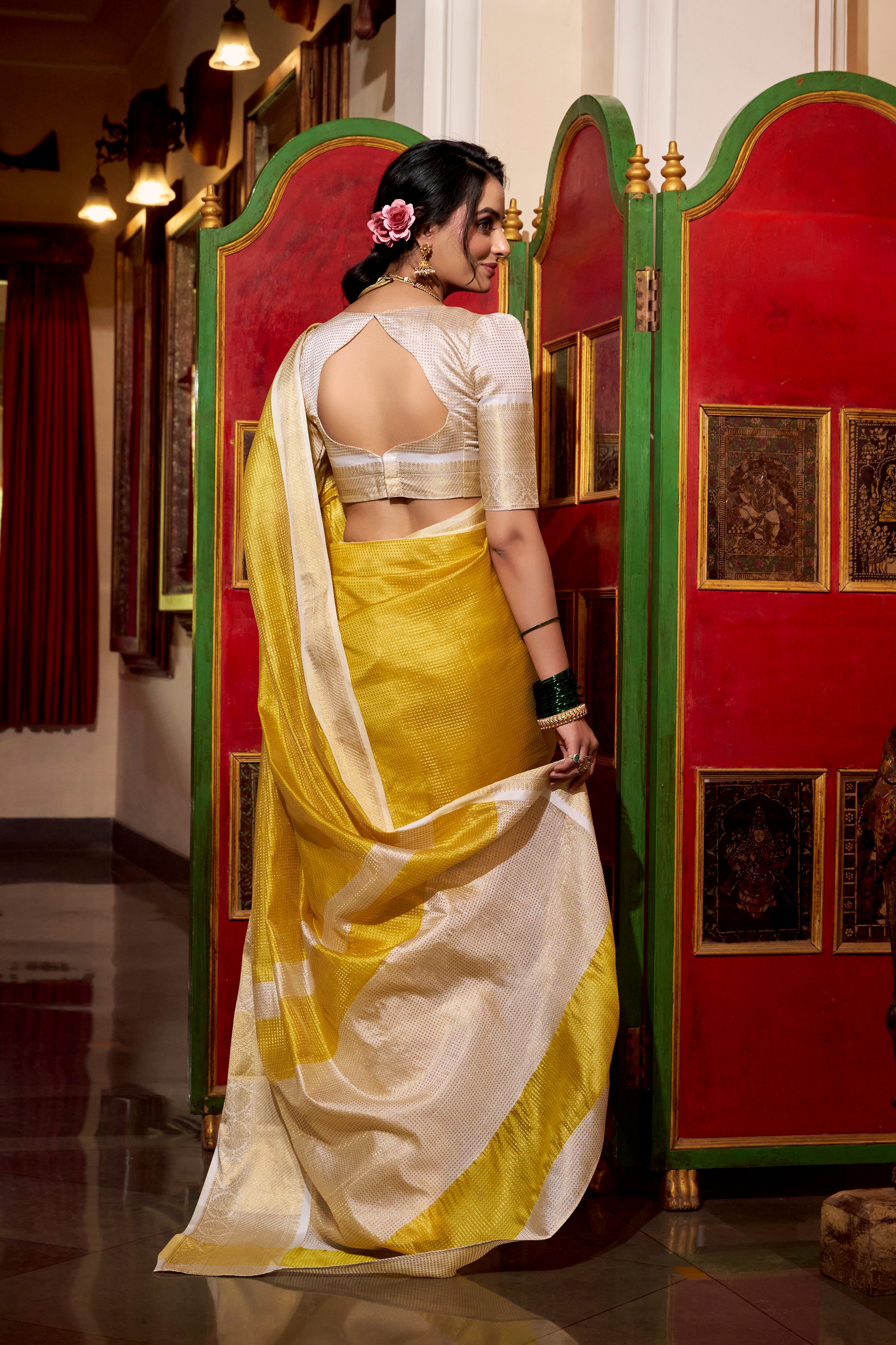 Jacquard Saree