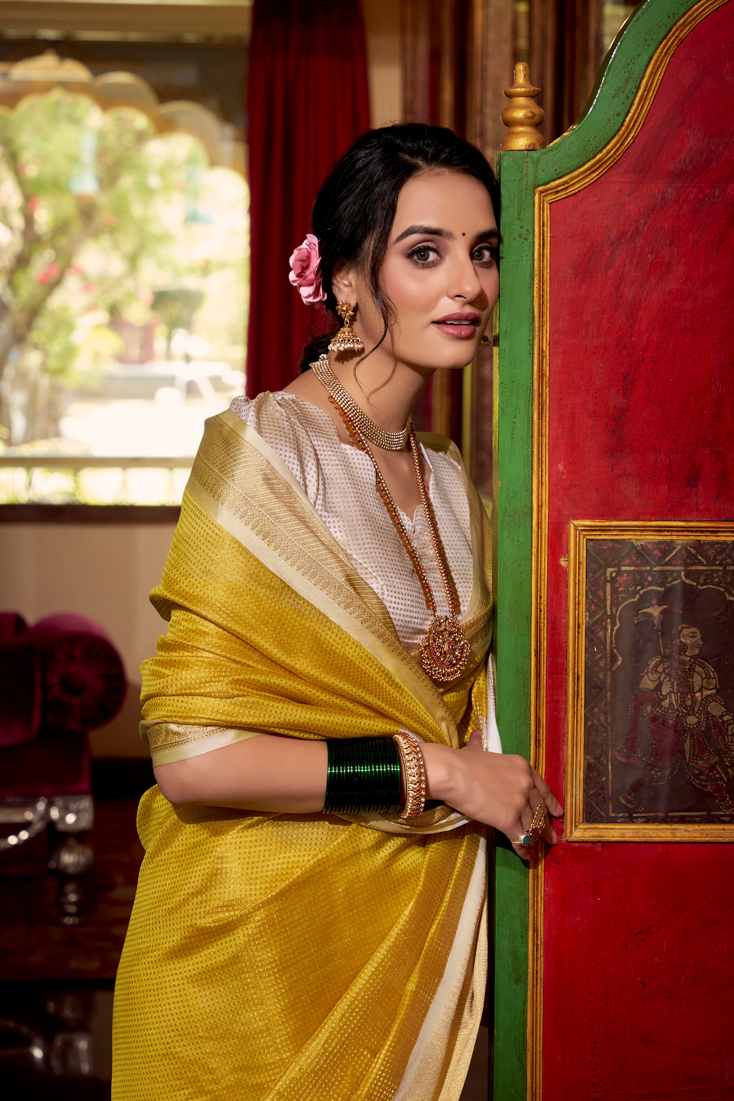 Jacquard Saree