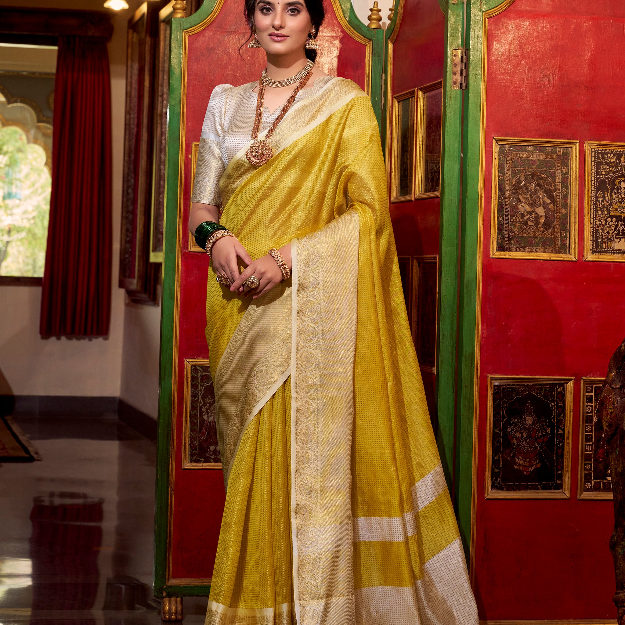 Jacquard Saree
