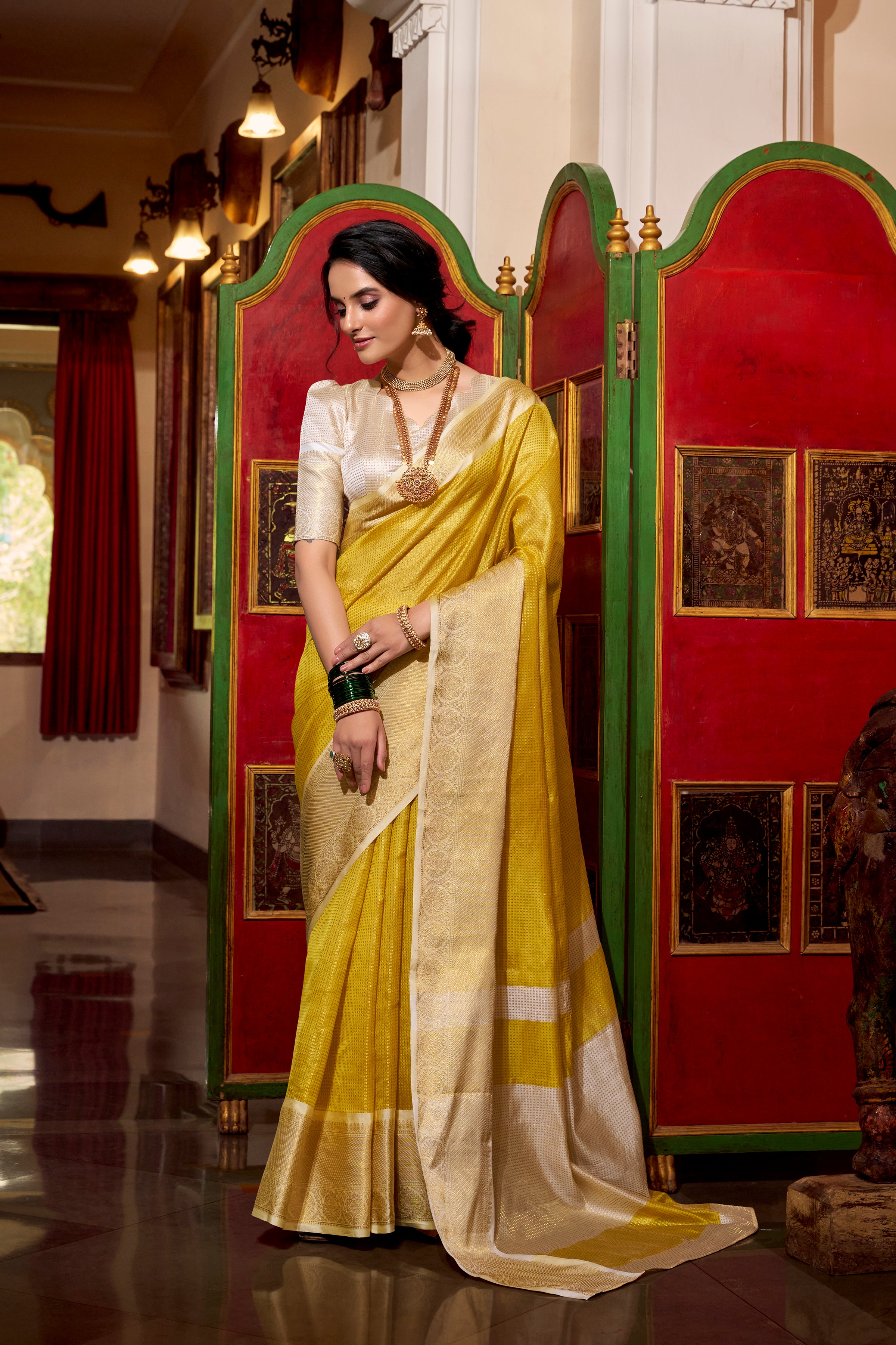 Jacquard Saree