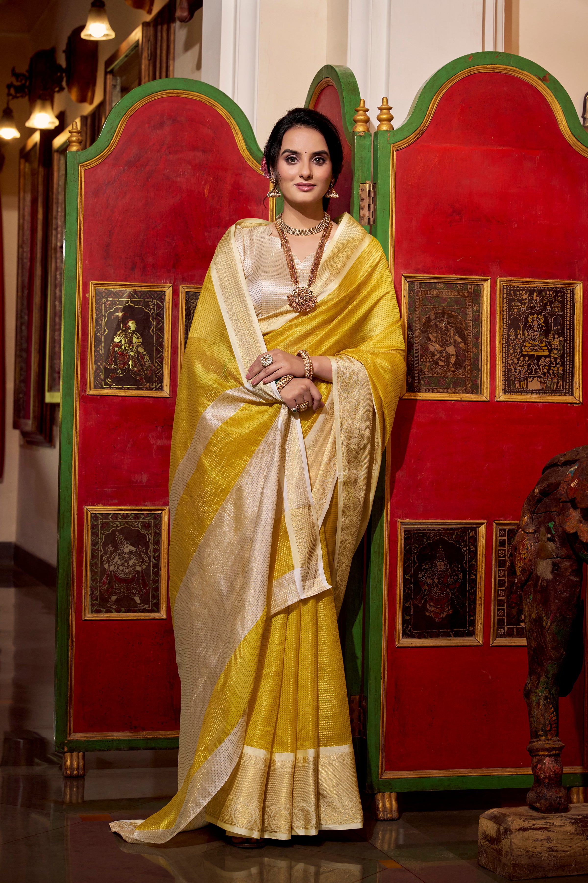 Jacquard Saree
