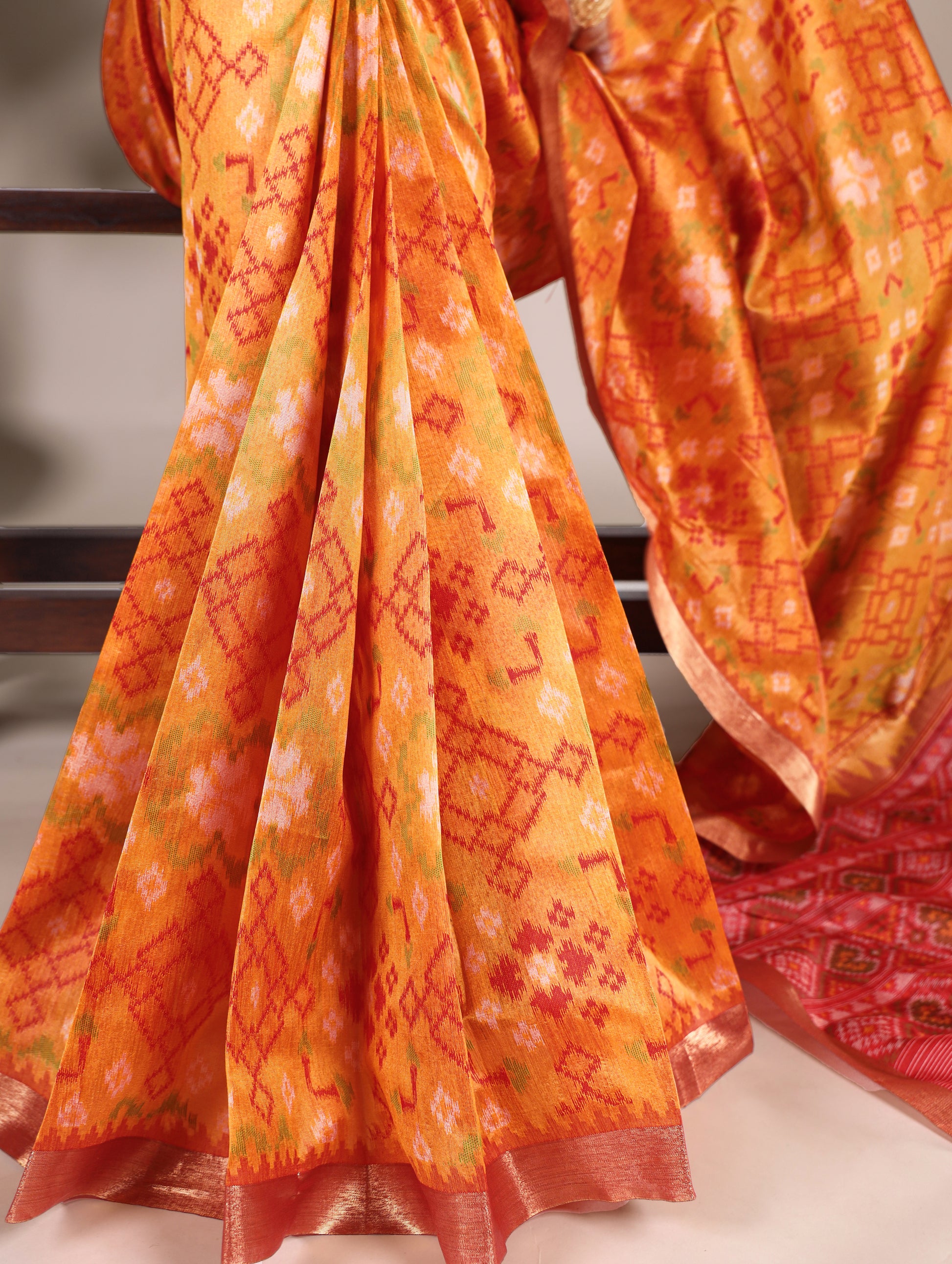 Jacquard saree