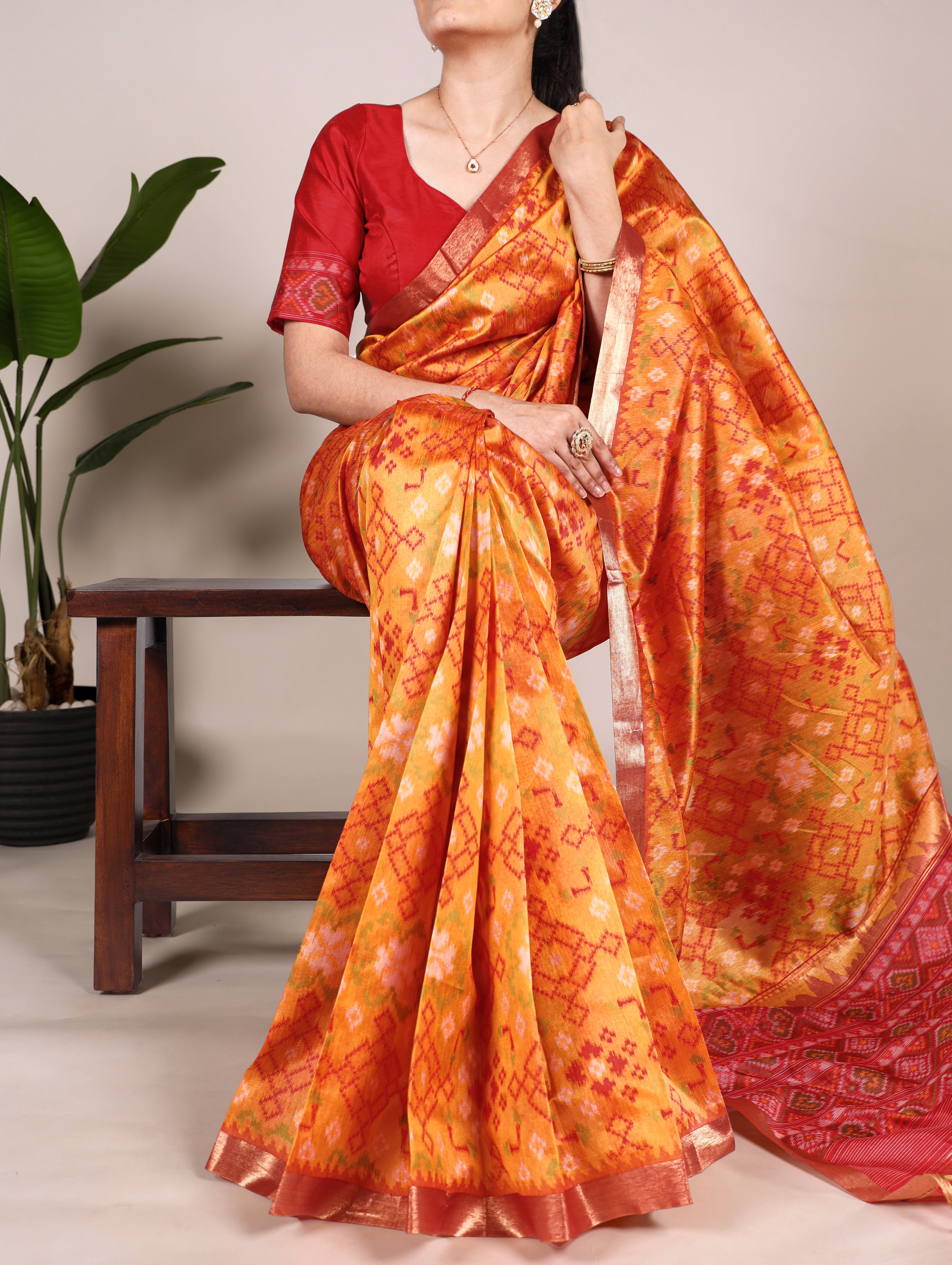 Jacquard Saree