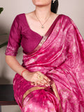 Jacquard saree