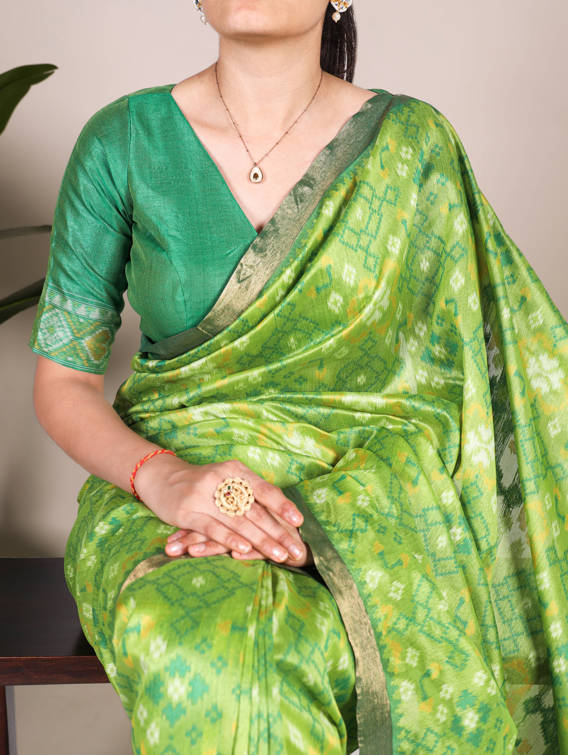 Jacquard saree