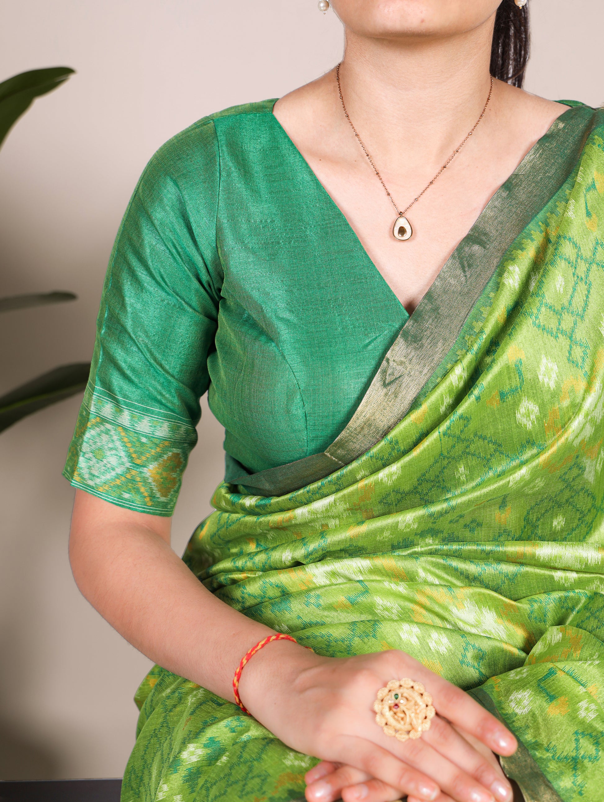 Jacquard saree