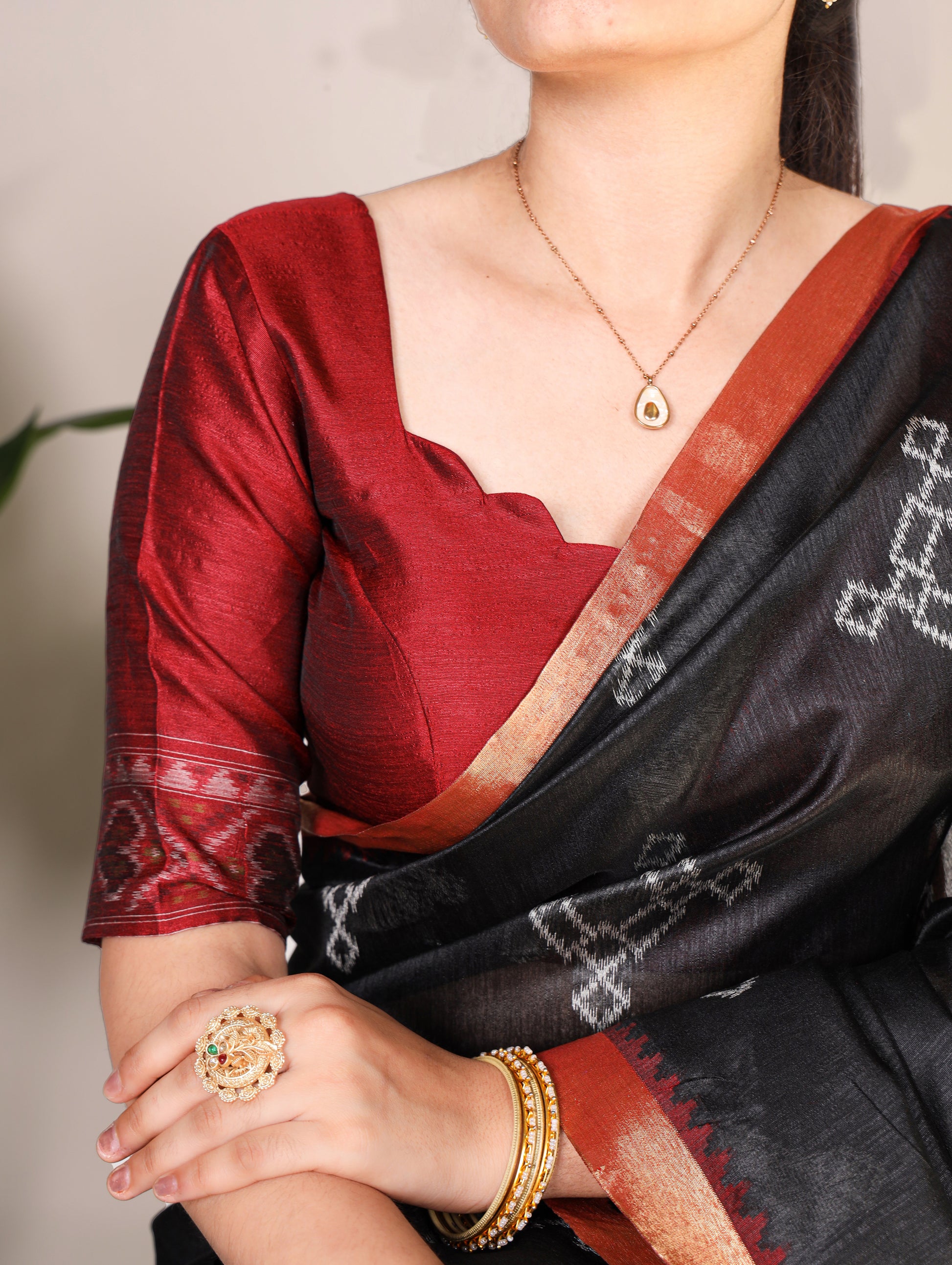 Printed saree