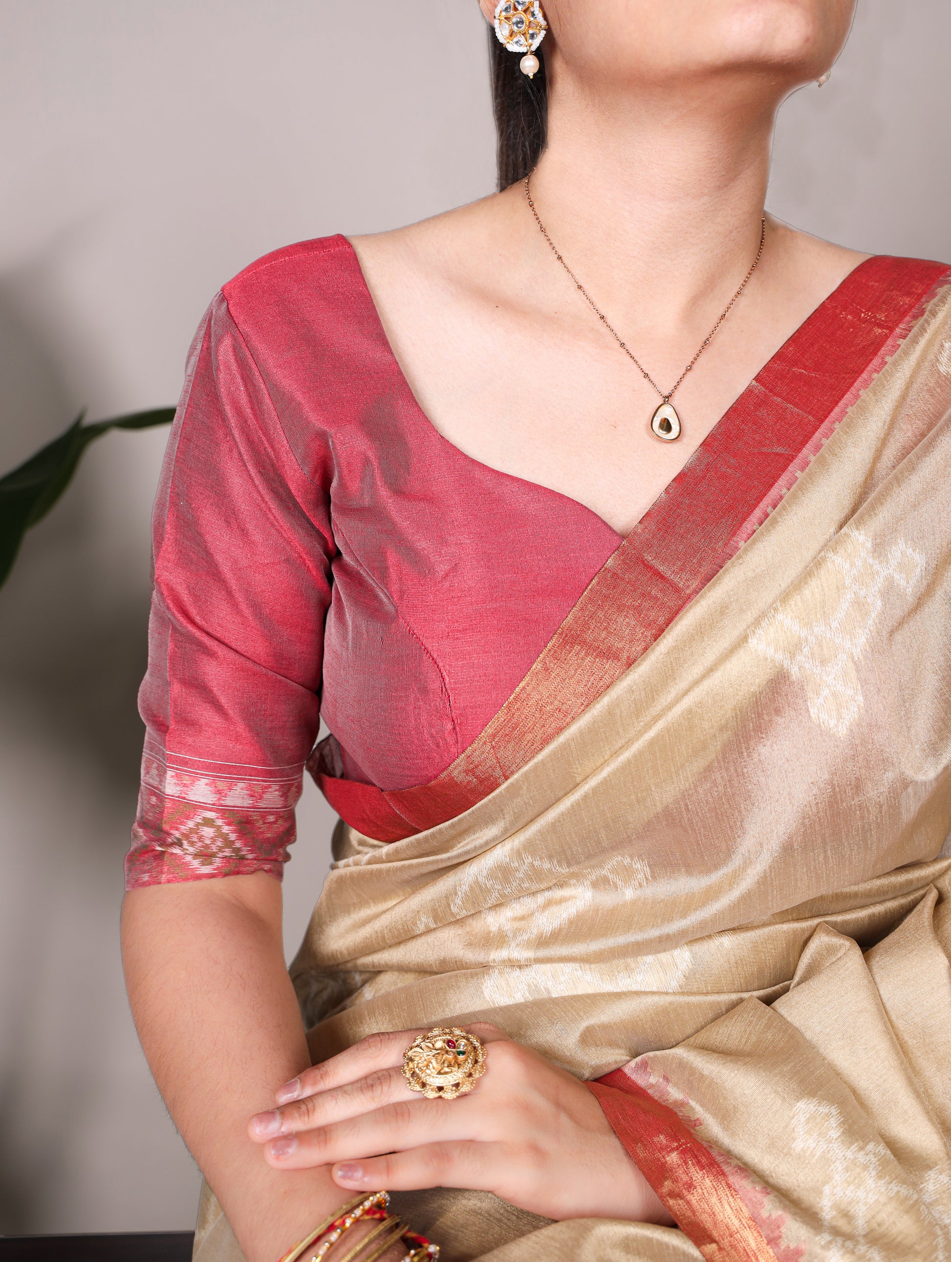 Printed saree