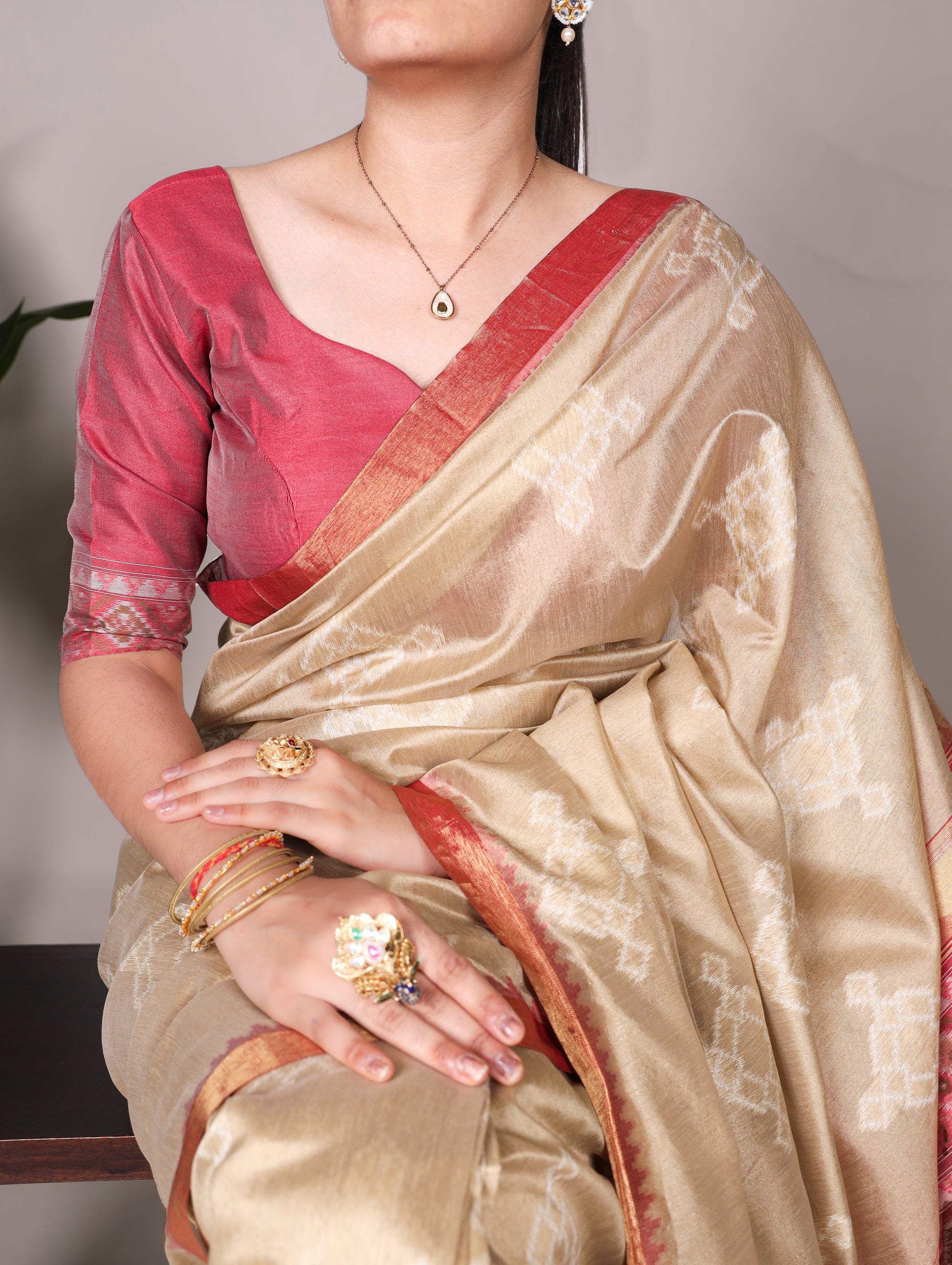 Printed saree