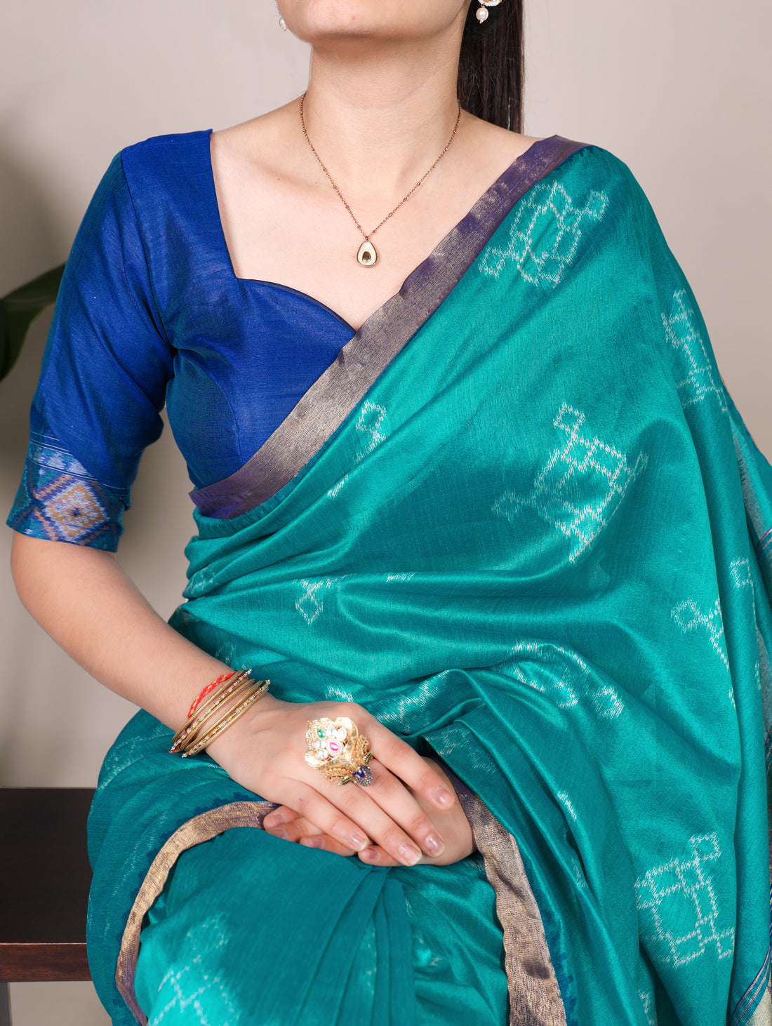 Printed saree