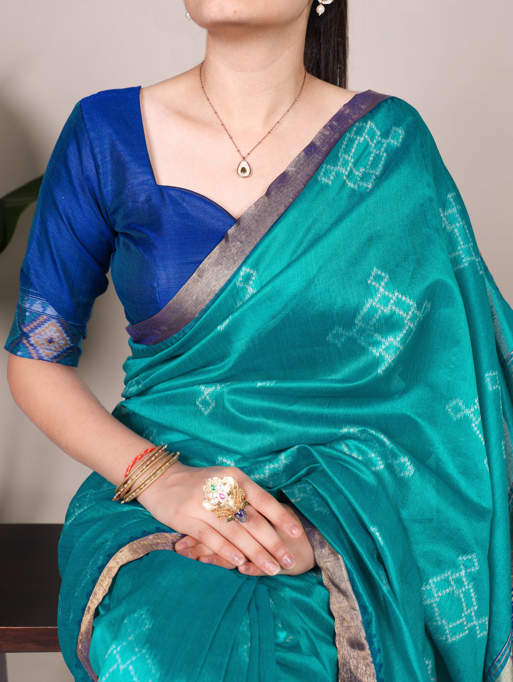 Printed saree