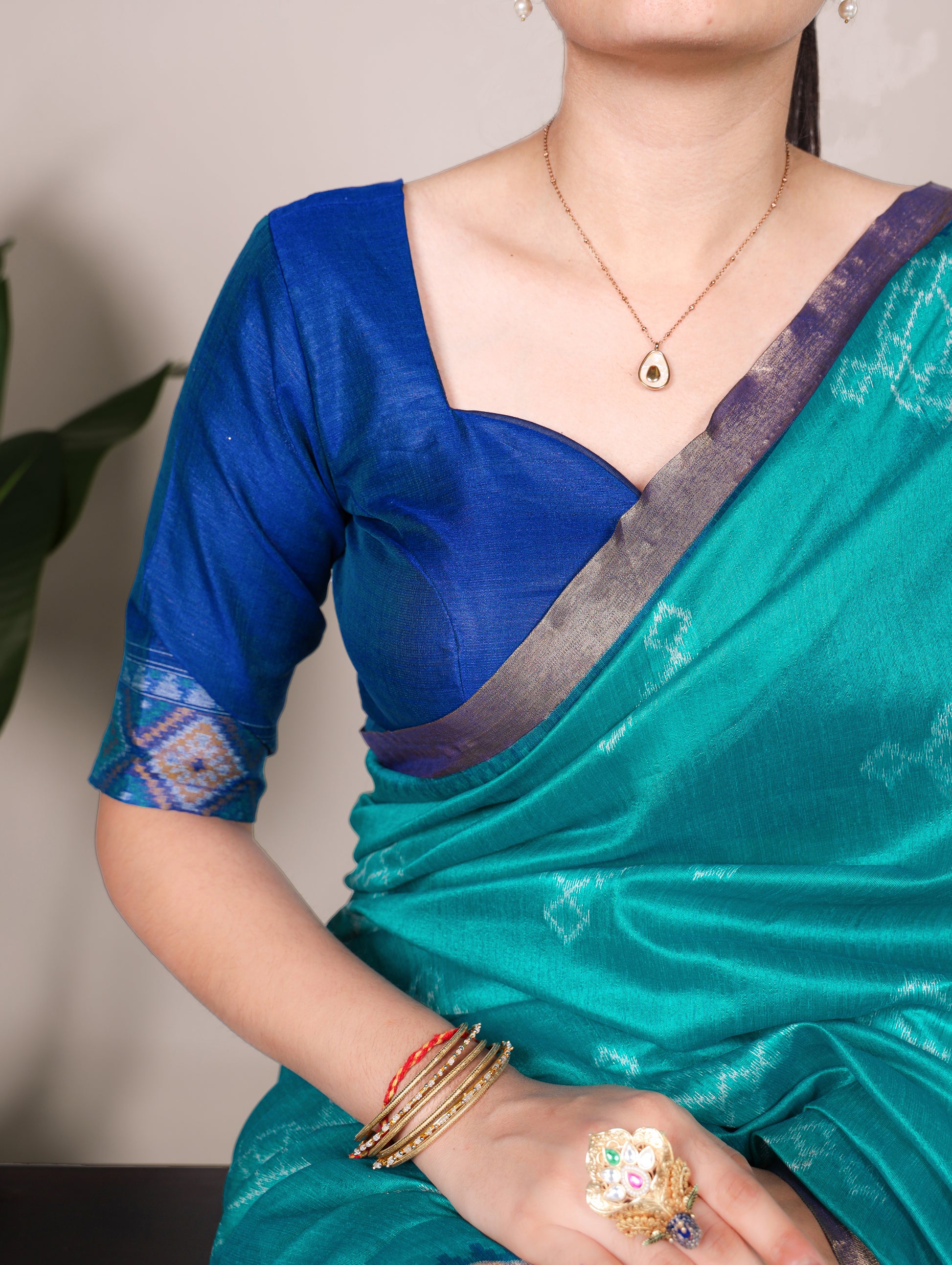 Printed saree