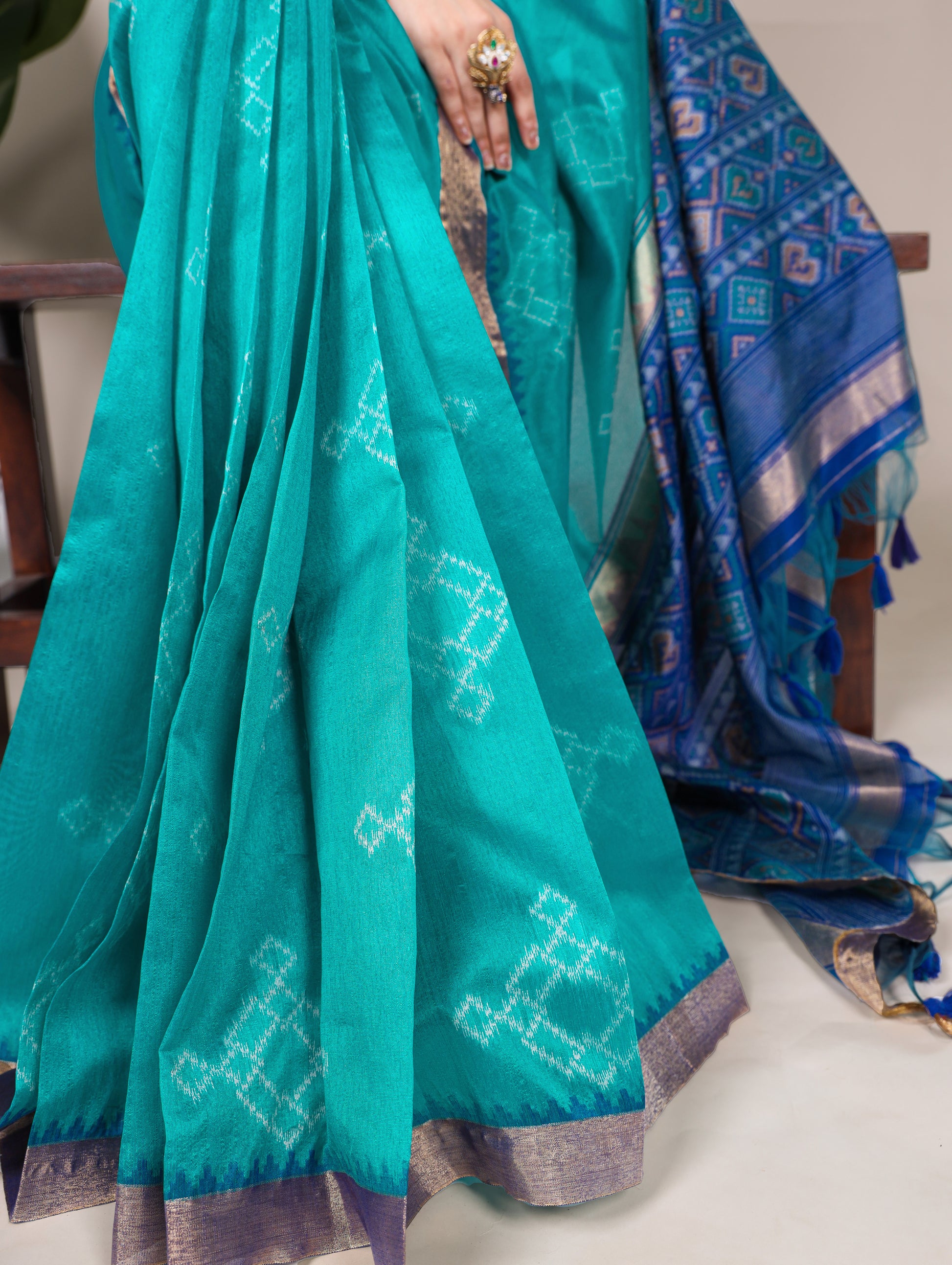 Printed saree
