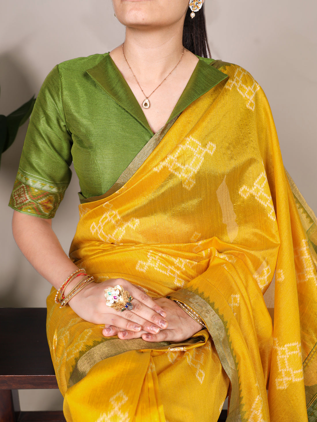 Printed saree