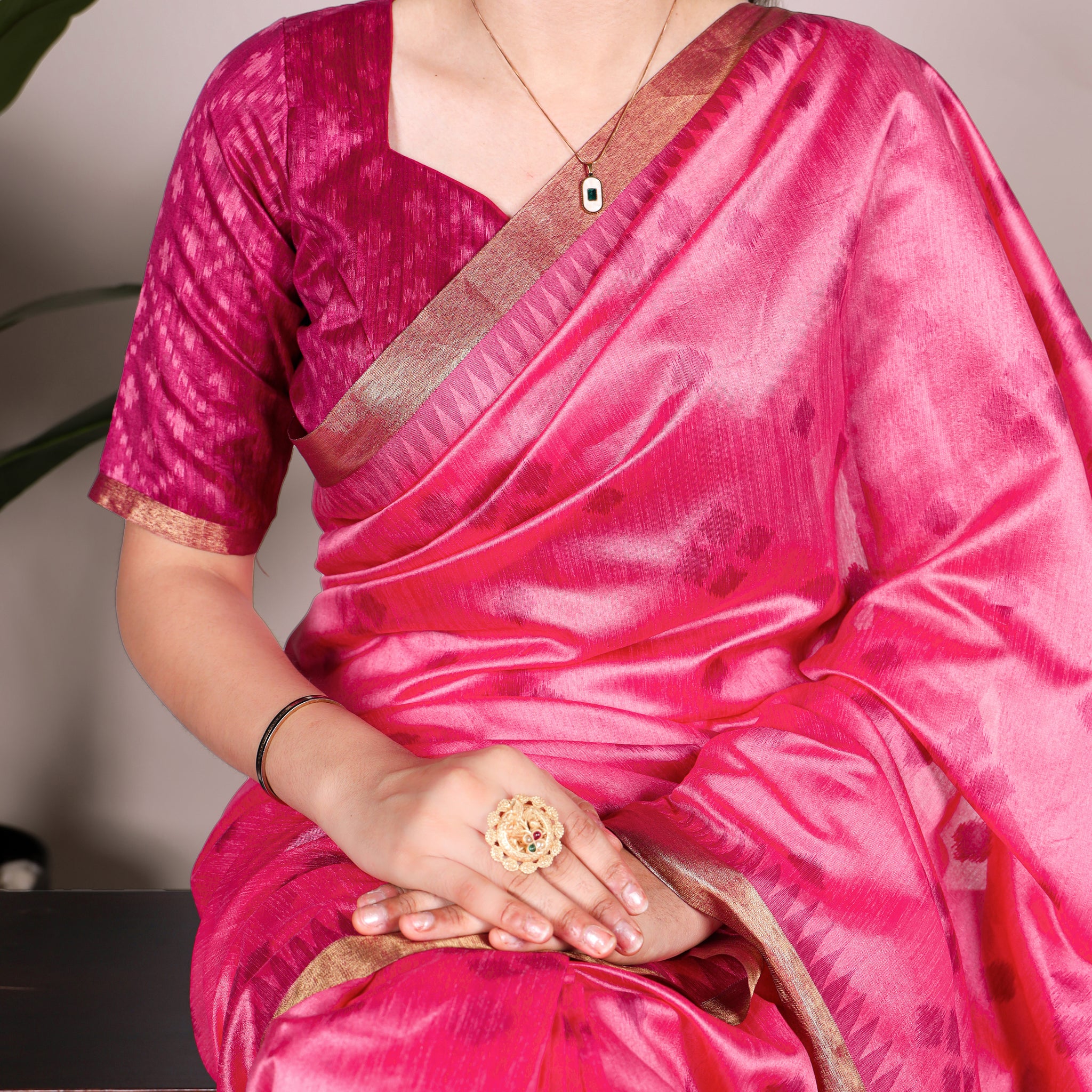 Printed saree