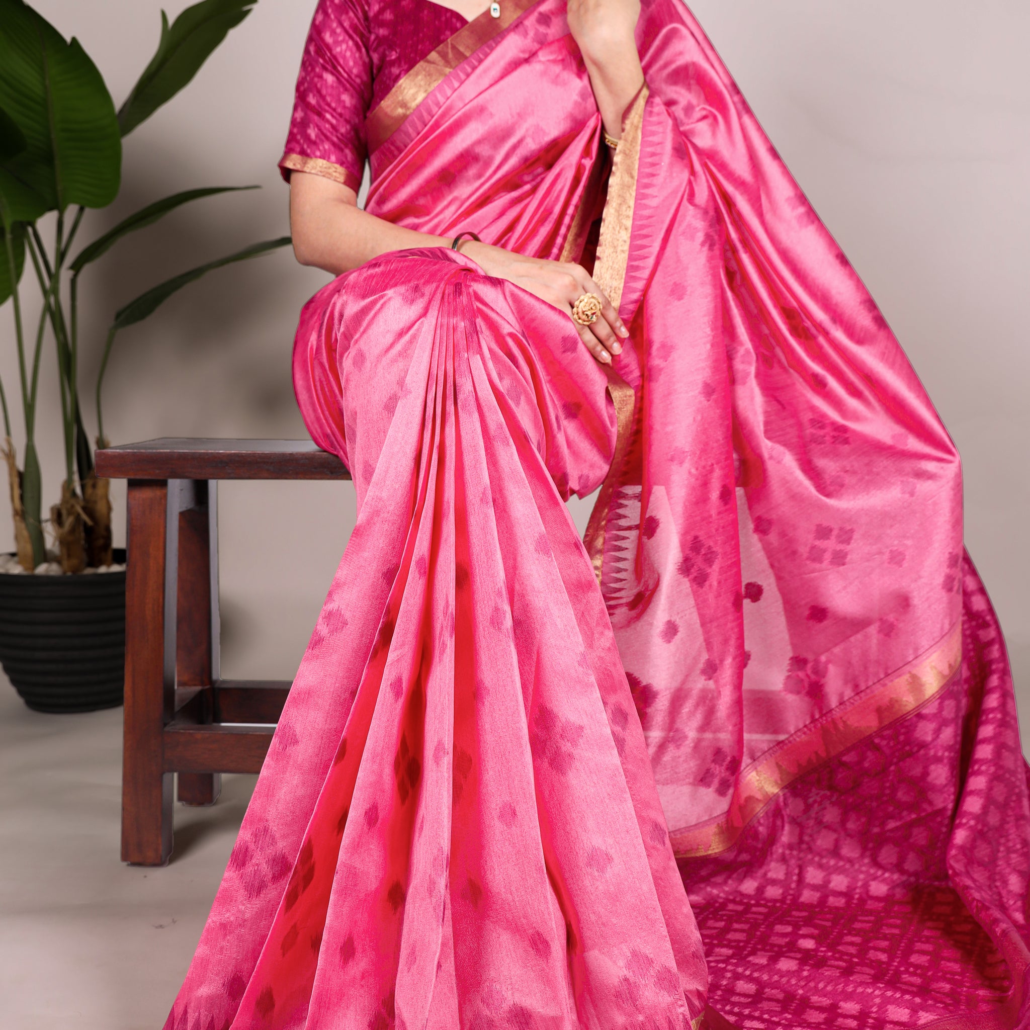 Printed saree