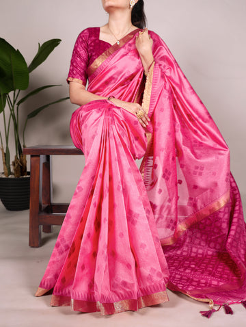 Printed saree