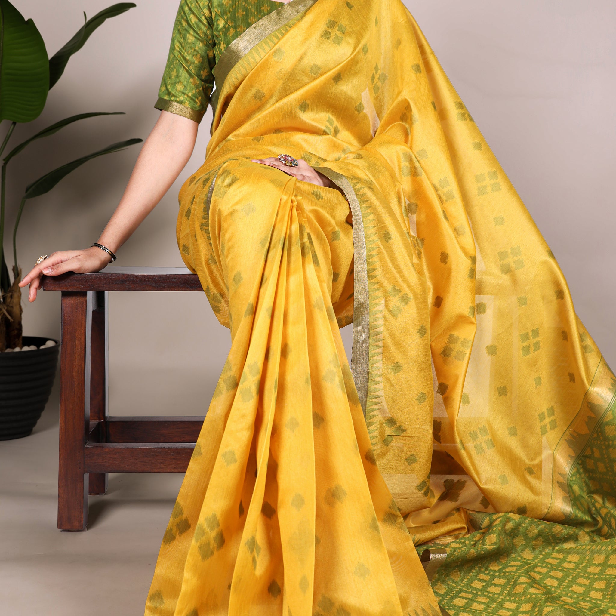 Printed saree