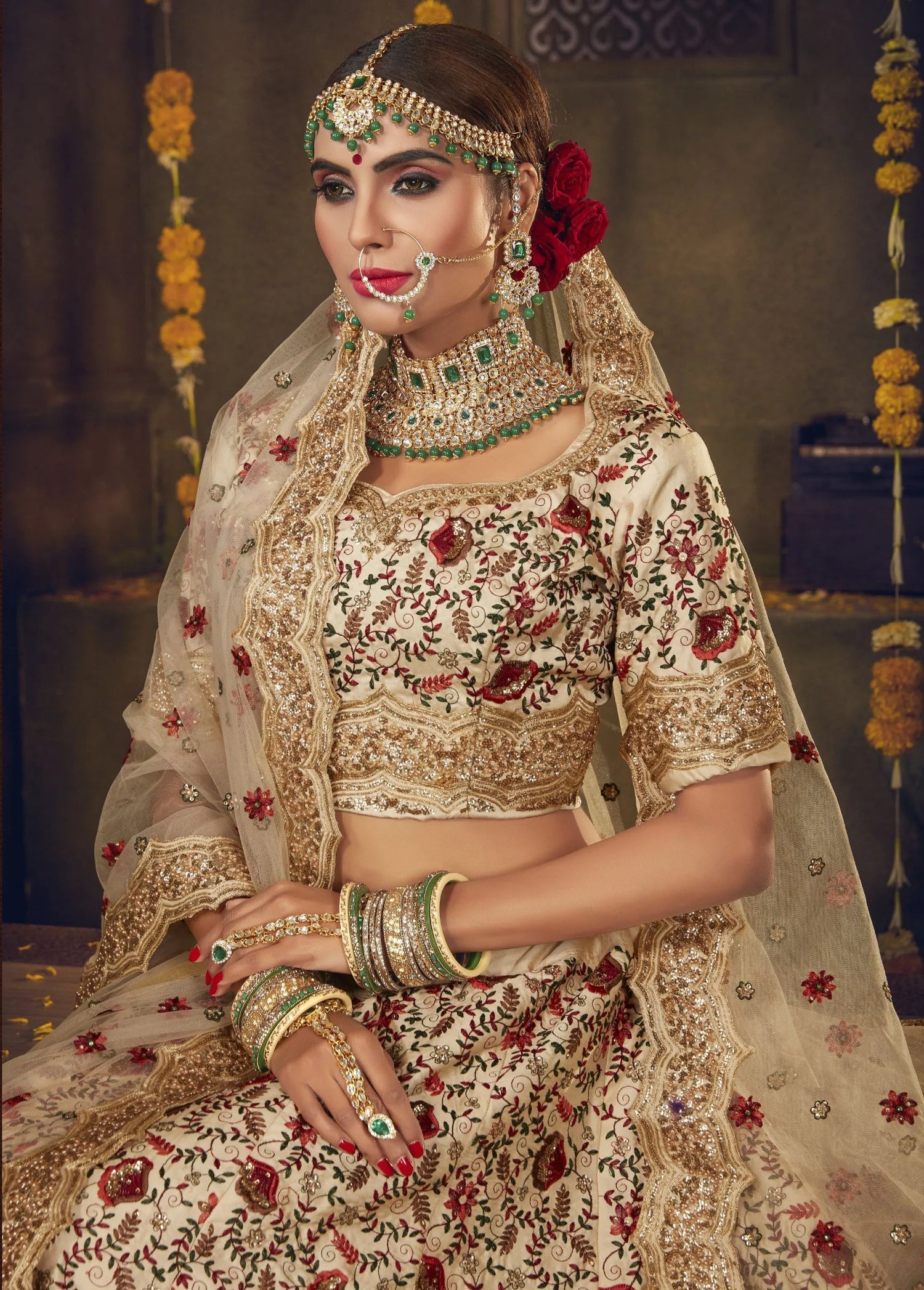 Panetar Designer Bridal Wear Lehenga D.No 76505 Anant Tex Exports Private Limited