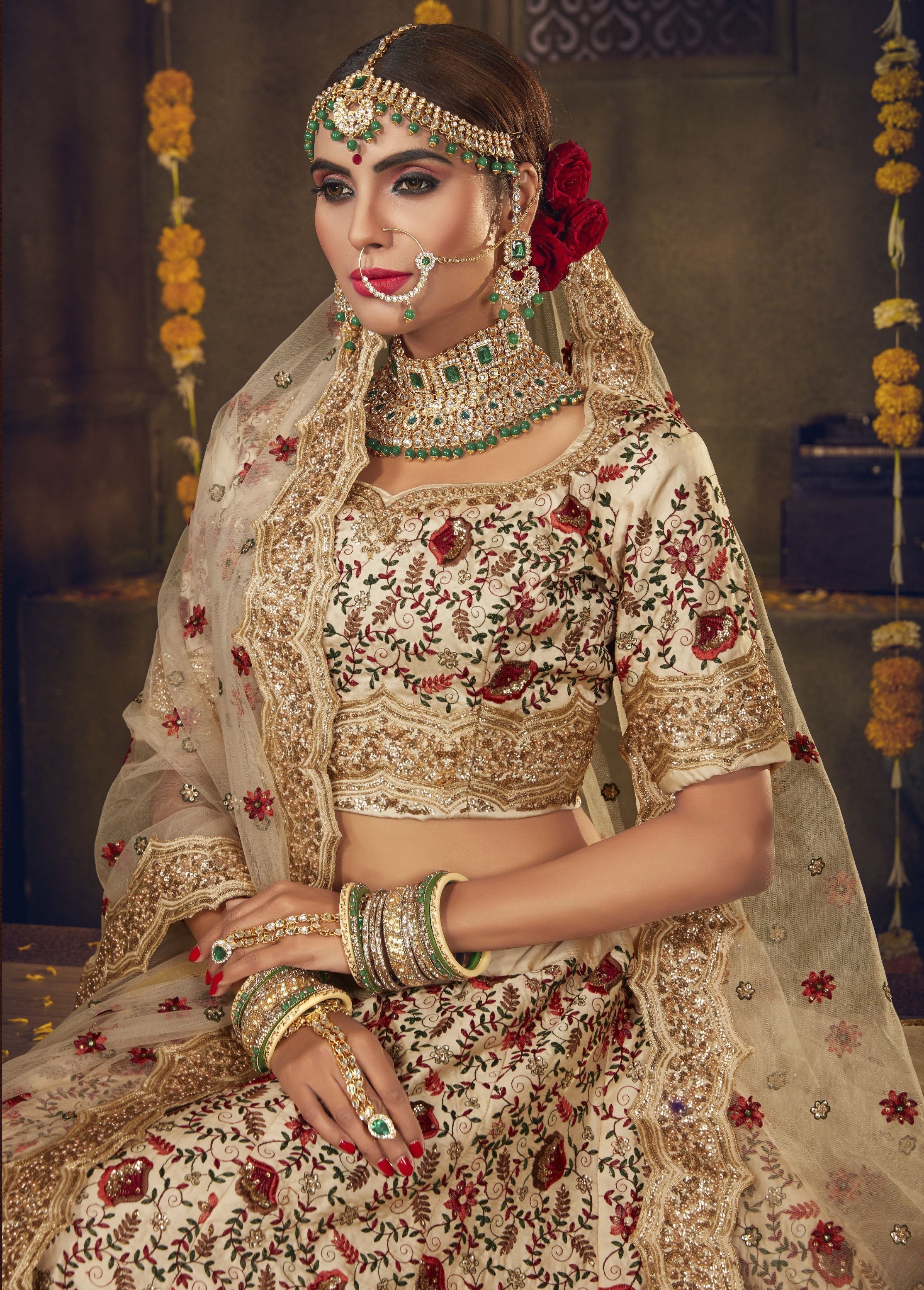 Panetar Designer Bridal Wear Lehenga D.No 76505 Anant Tex Exports Private Limited