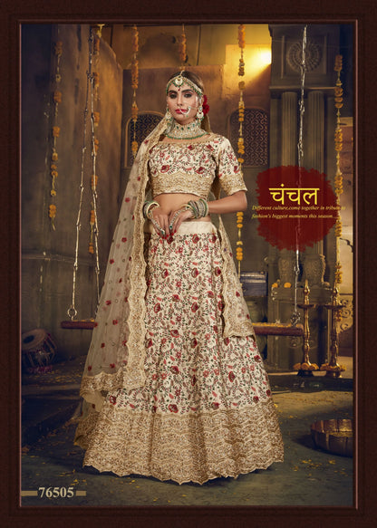 Panetar Designer Bridal Wear Lehenga D.No 76505 Anant Tex Exports Private Limited
