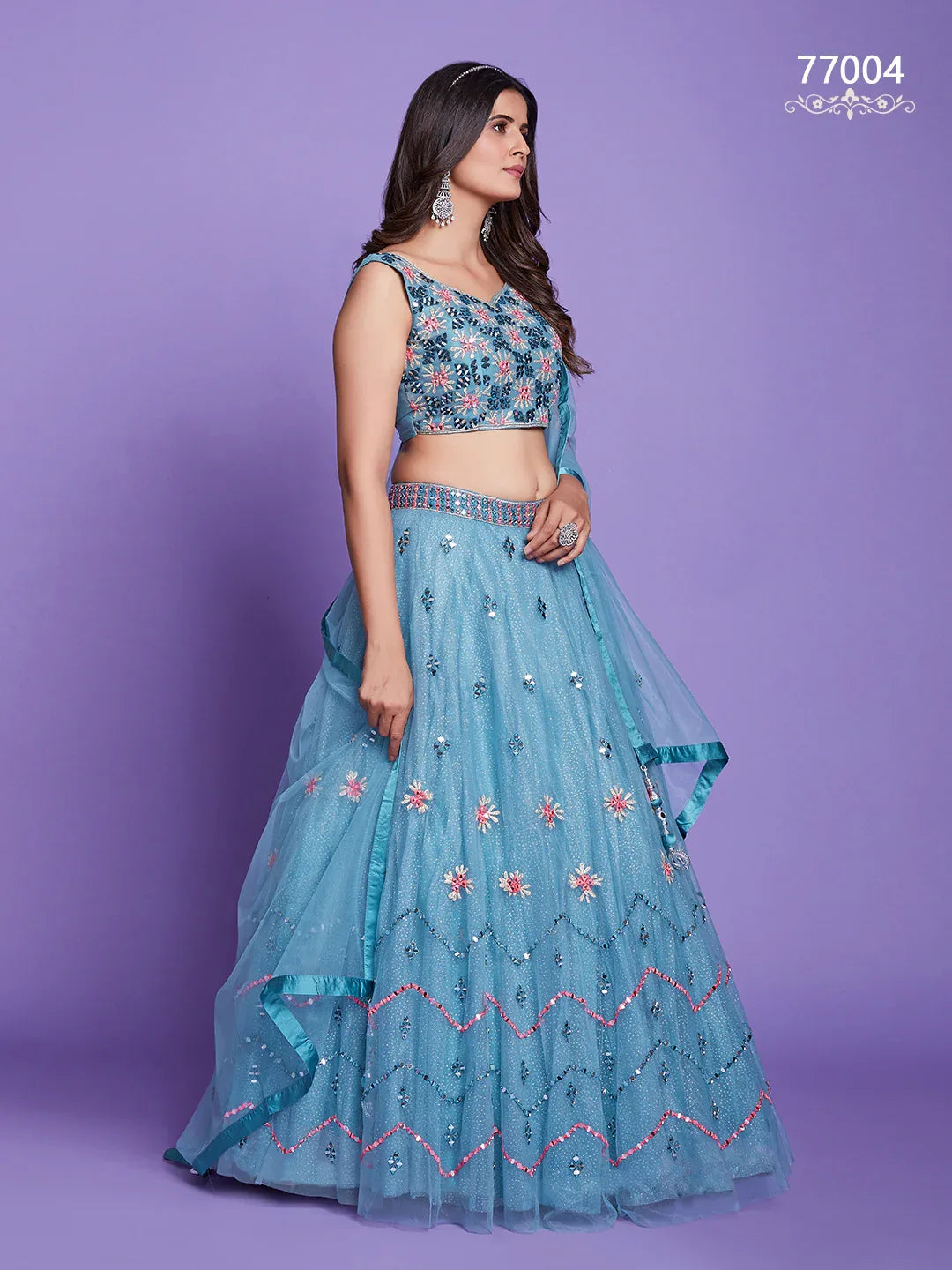Mahira Vol 4 Designer Occasion Wear Lehenga D.No. 77004 - Anant Exports
