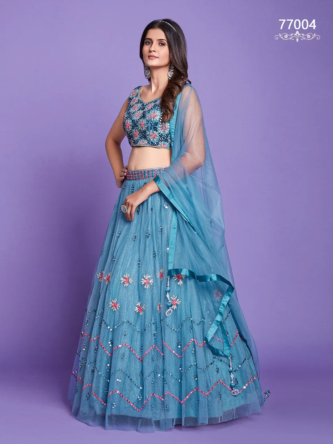 Mahira Vol 4 Designer Occasion Wear Lehenga D.No. 77004 - Anant Exports