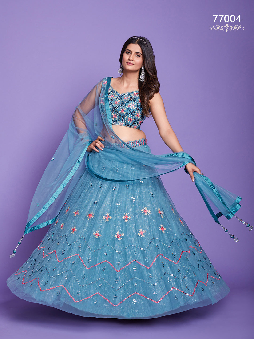 Mahira Vol 4 Designer Occasion Wear Lehenga D.No. 77004