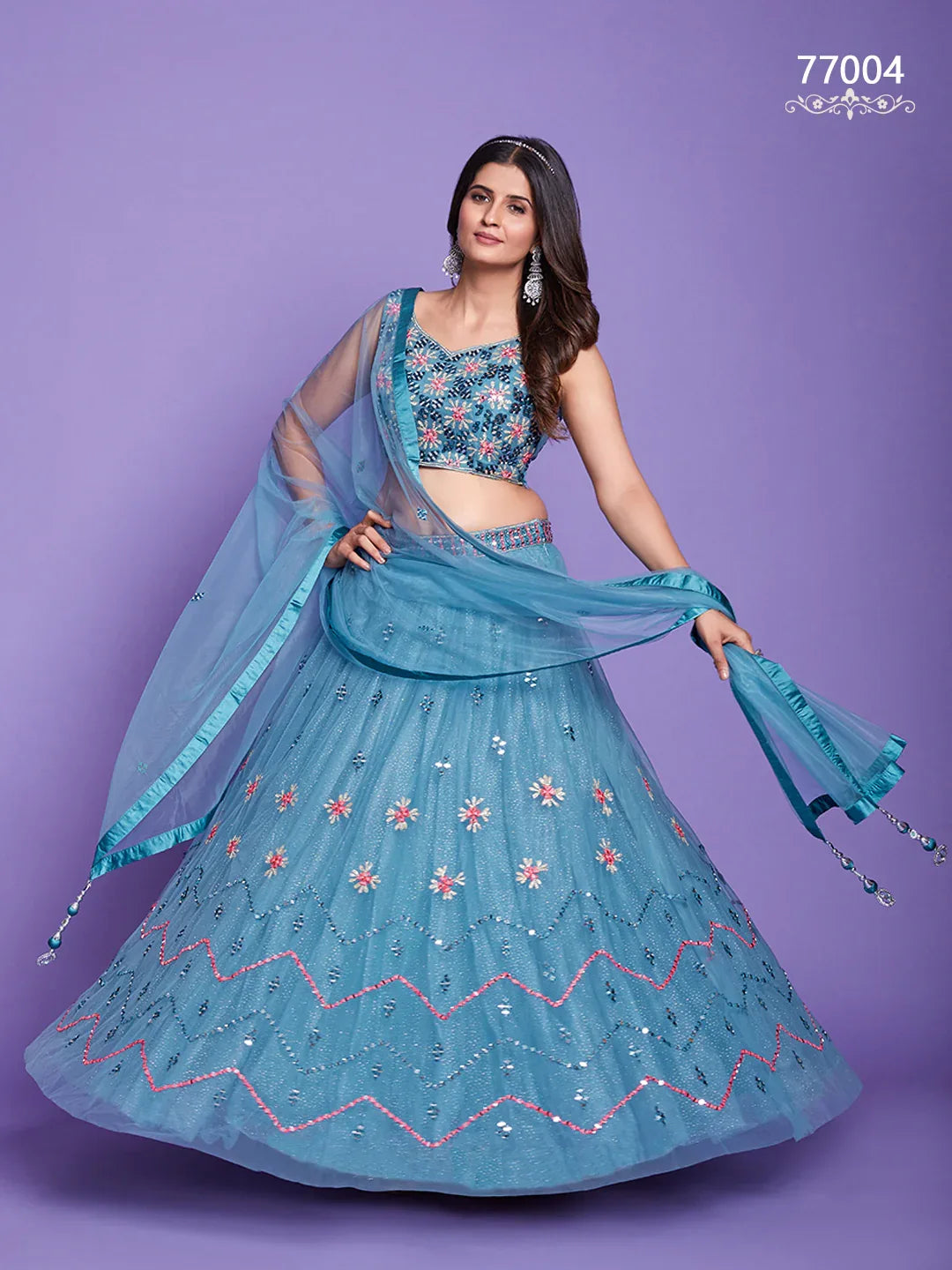 Mahira Vol 4 Designer Occasion Wear Lehenga D.No. 77004 - Anant Exports