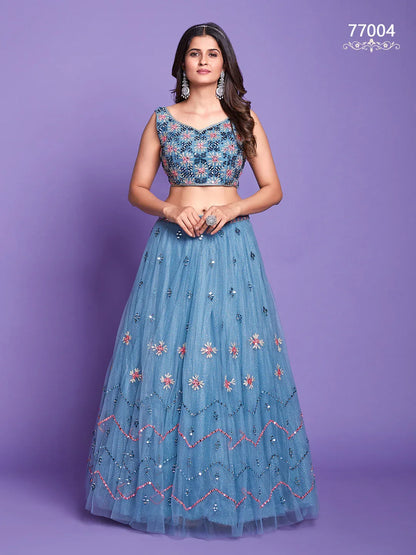 Mahira Vol 4 Designer Occasion Wear Lehenga D.No. 77004 - Anant Exports
